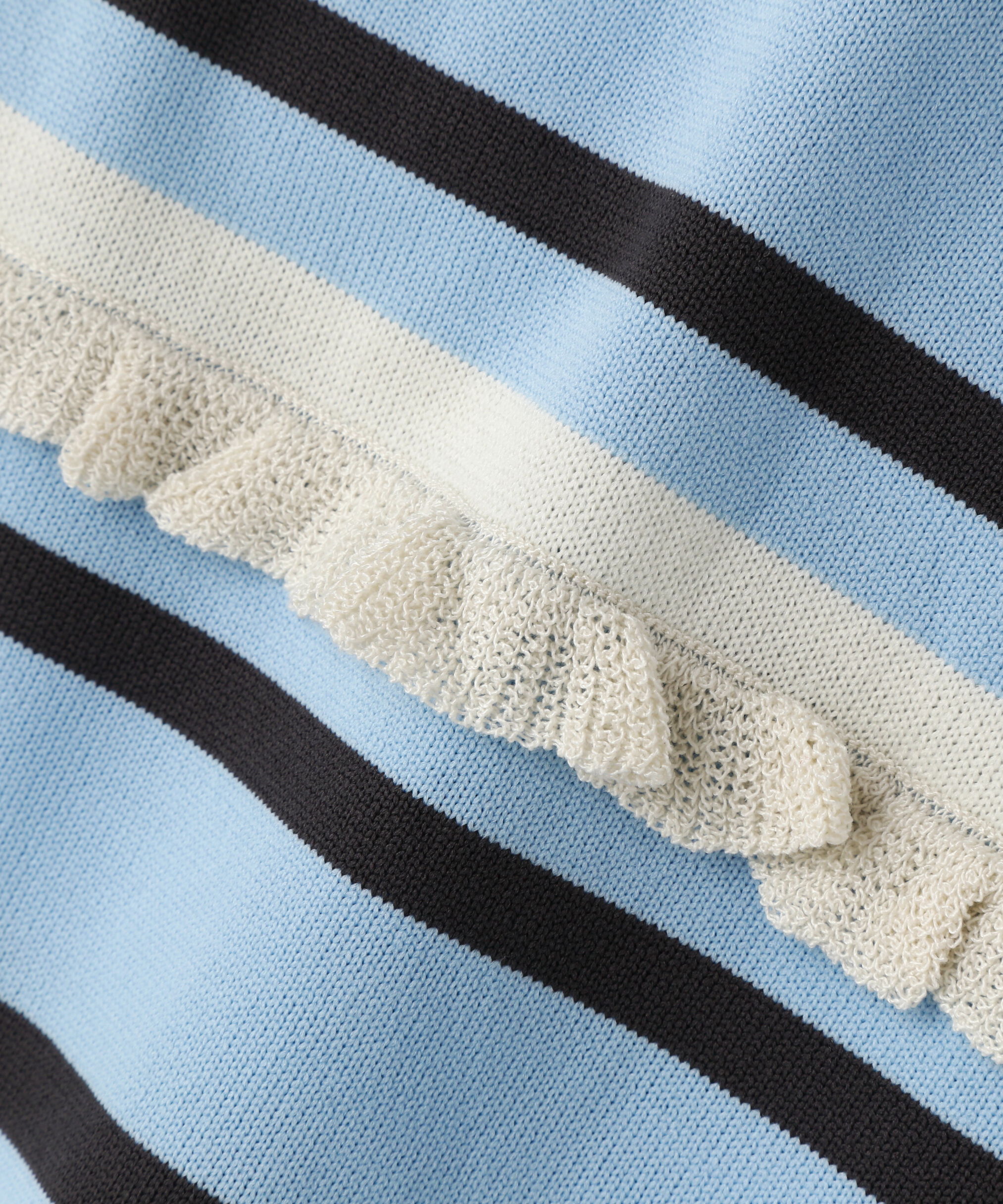  「ミックスボーダーポロニット」|ニット・セーター|