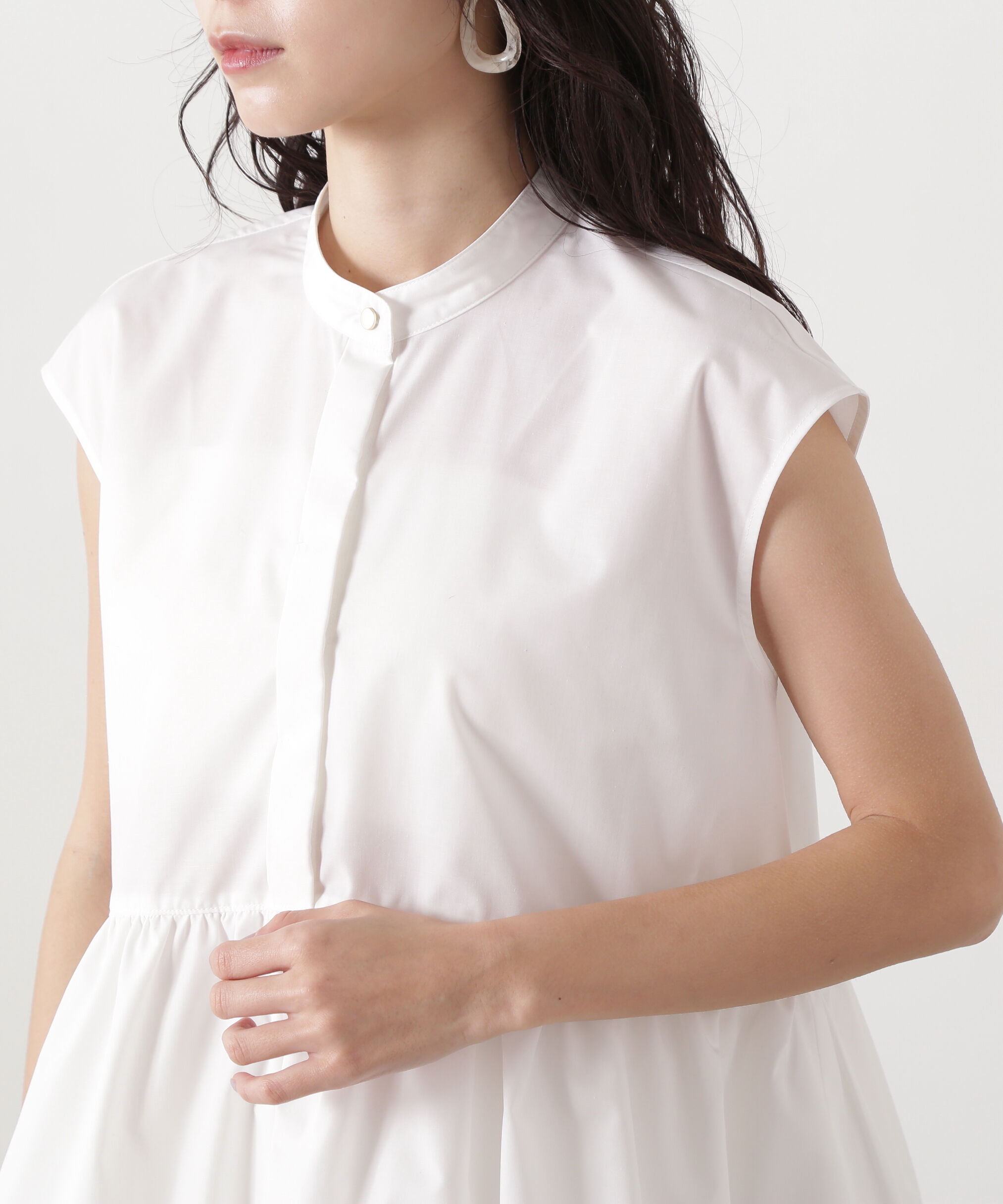  「バルーンペプラムブラウス」|シャツ・ブラウス|