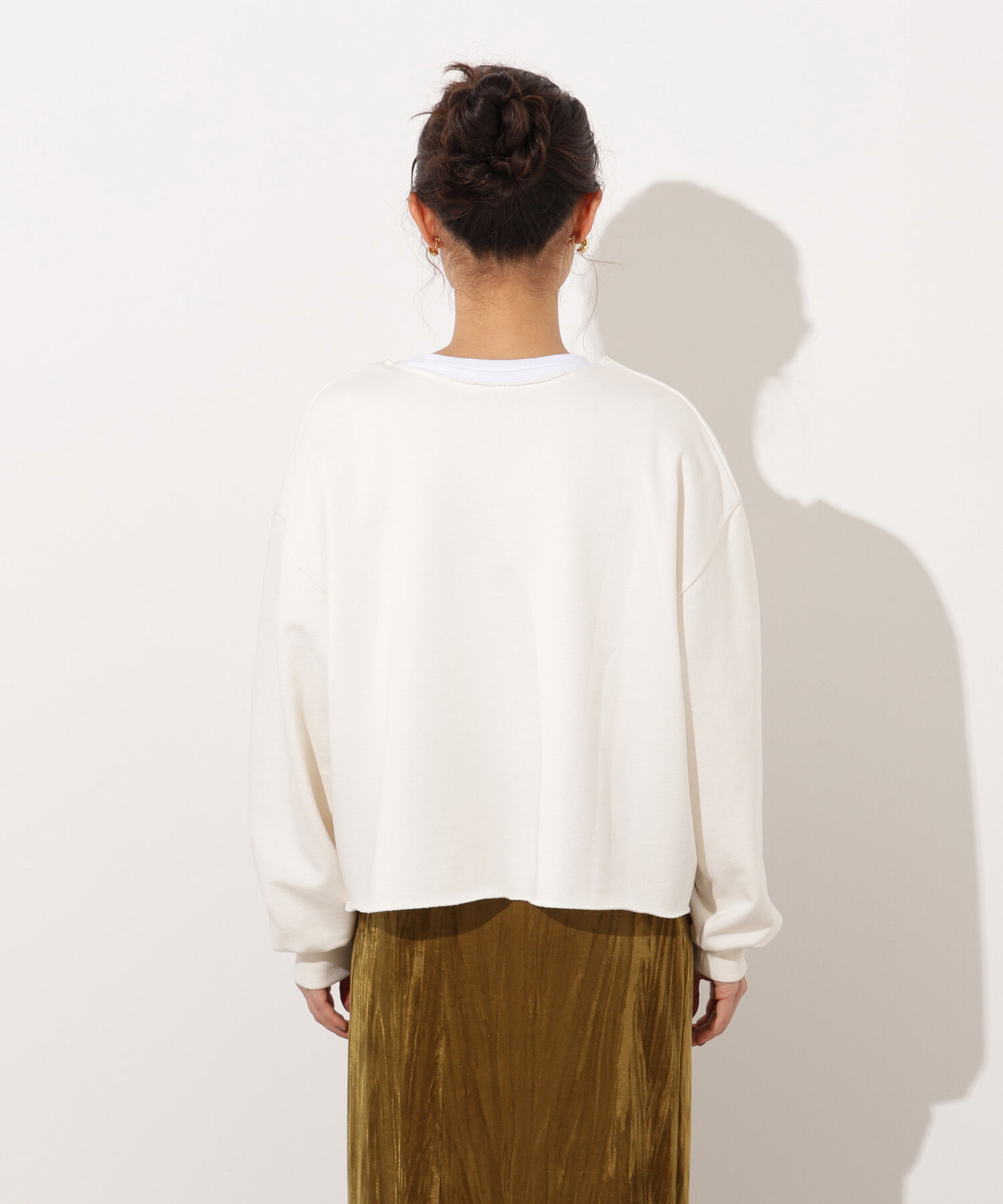  「Vネックスウェットプルオーバー」|Tシャツ・カットソー|