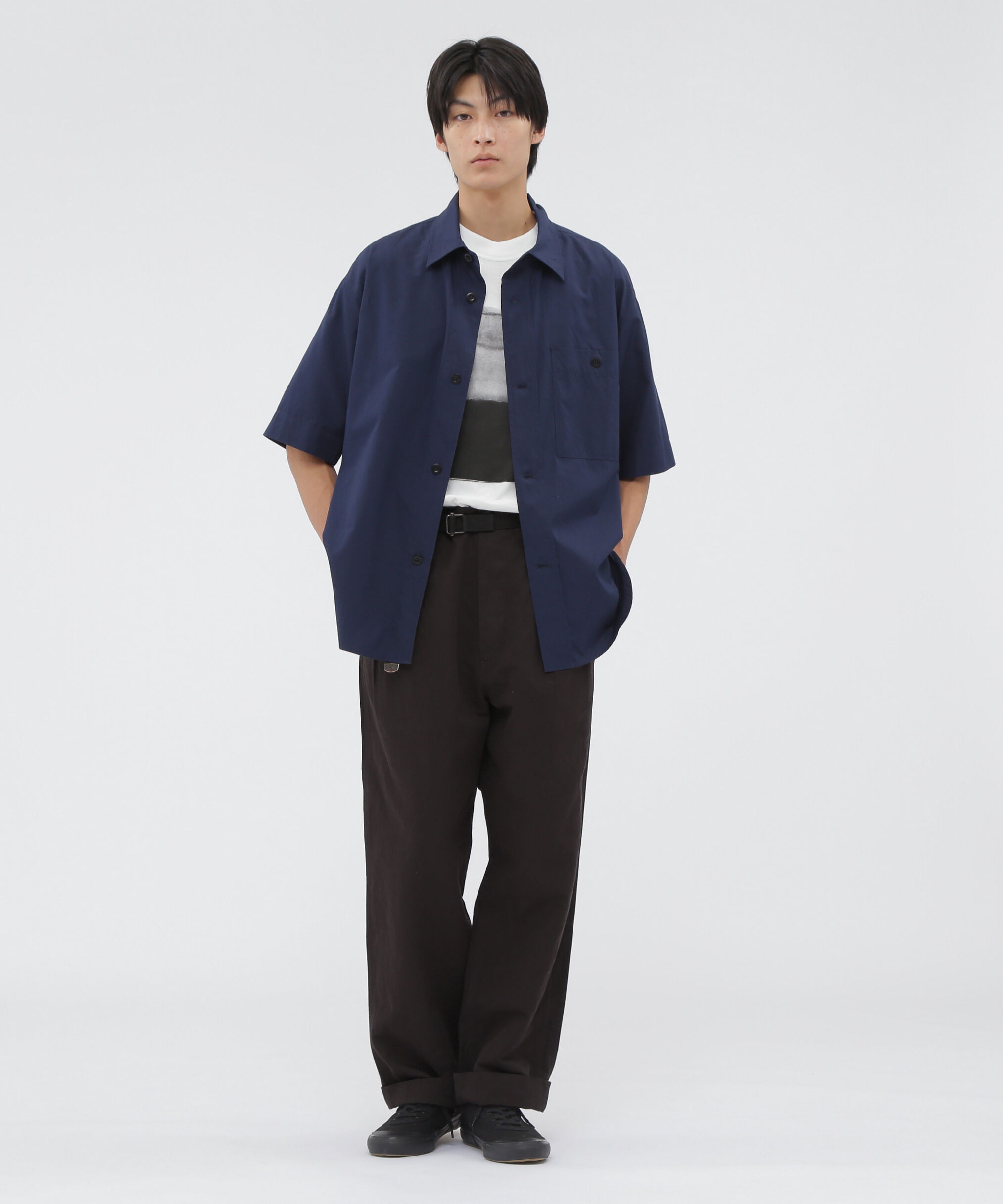 MHL.「LIGHTWEIGHT COTTON LINEN TWILL TROUSERS」|その他|DARK BROWN2