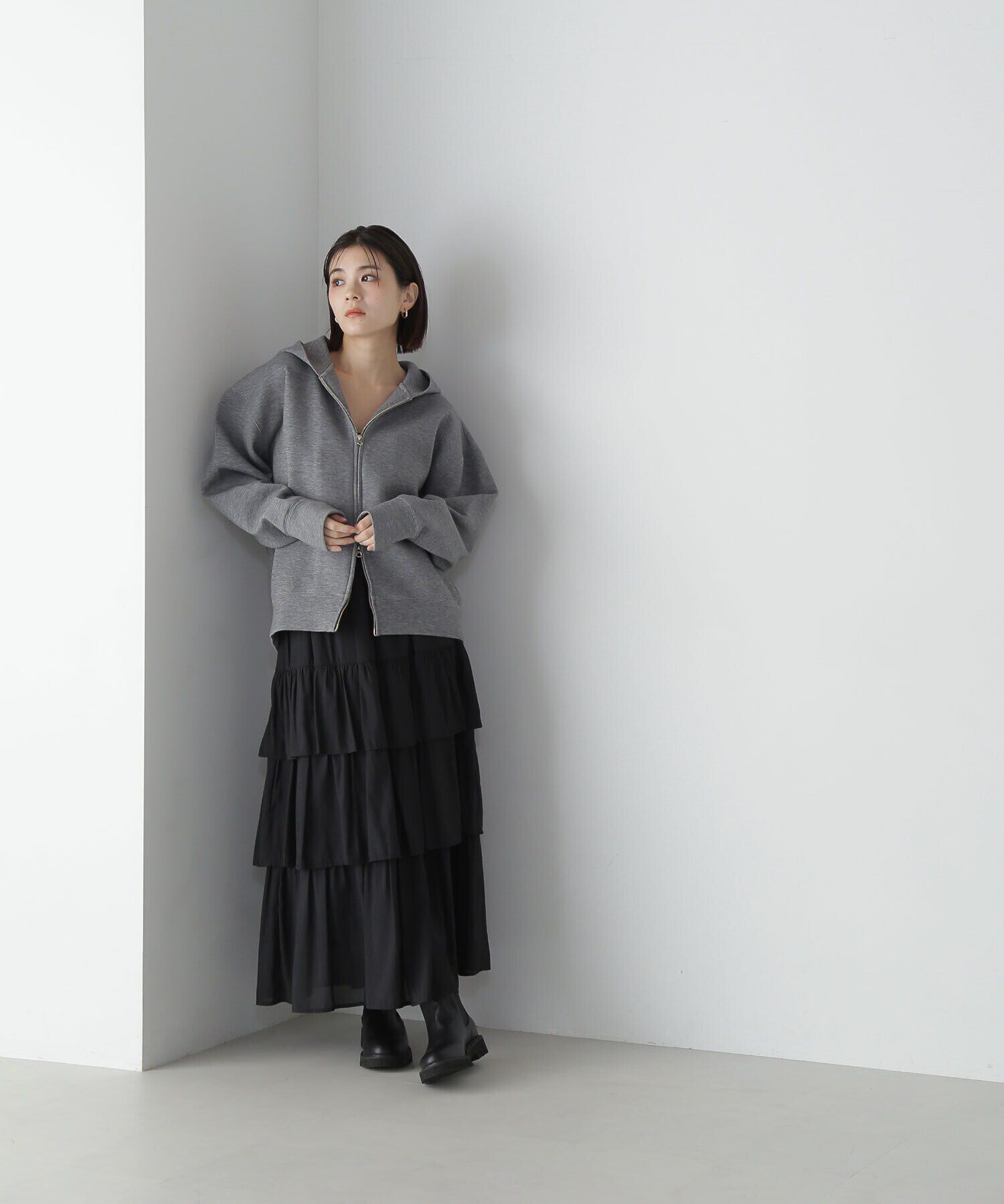  「グロッシーティアードスカート　24AW」|スカート|