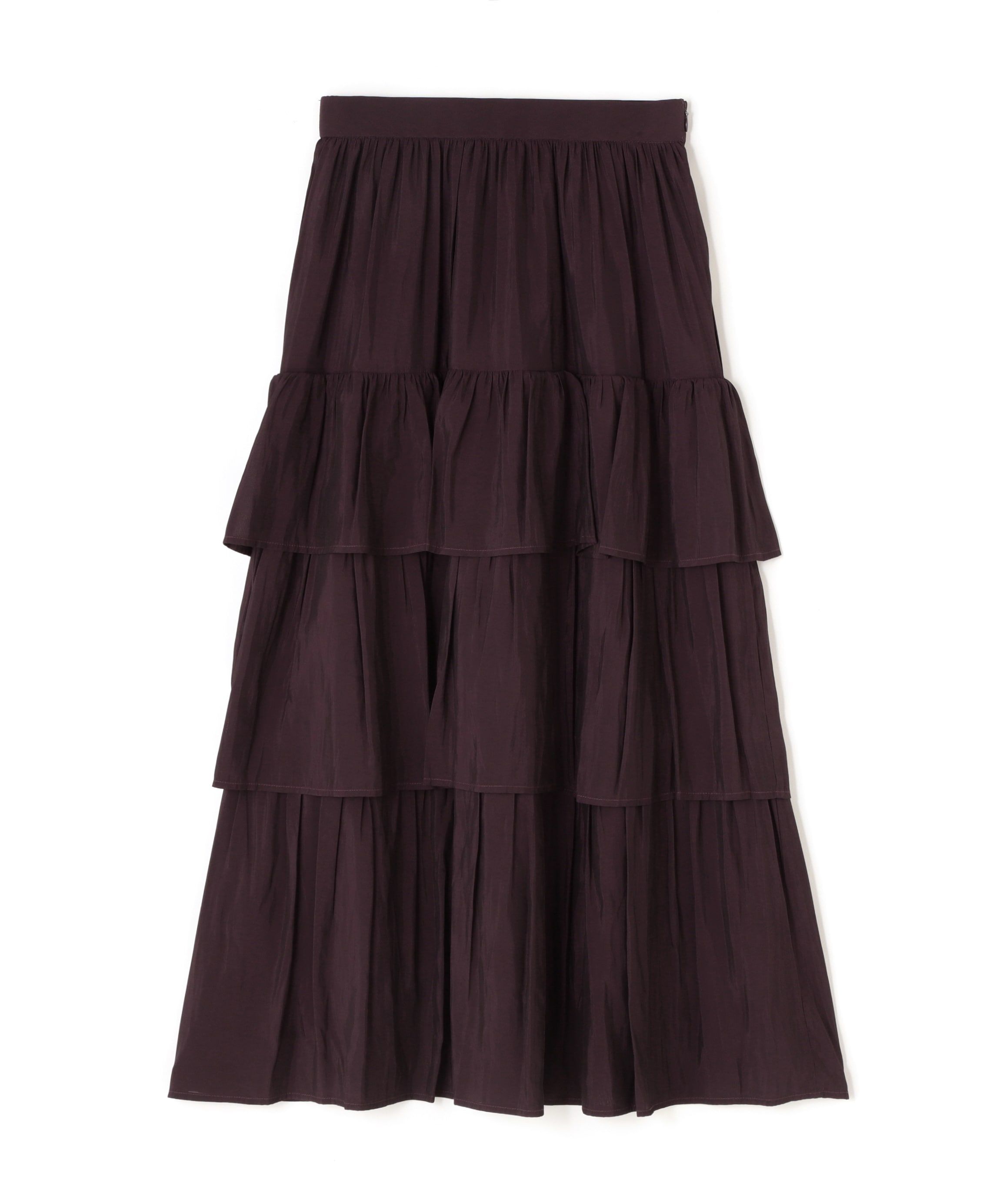  「グロッシーティアードスカート　24AW」|スカート|