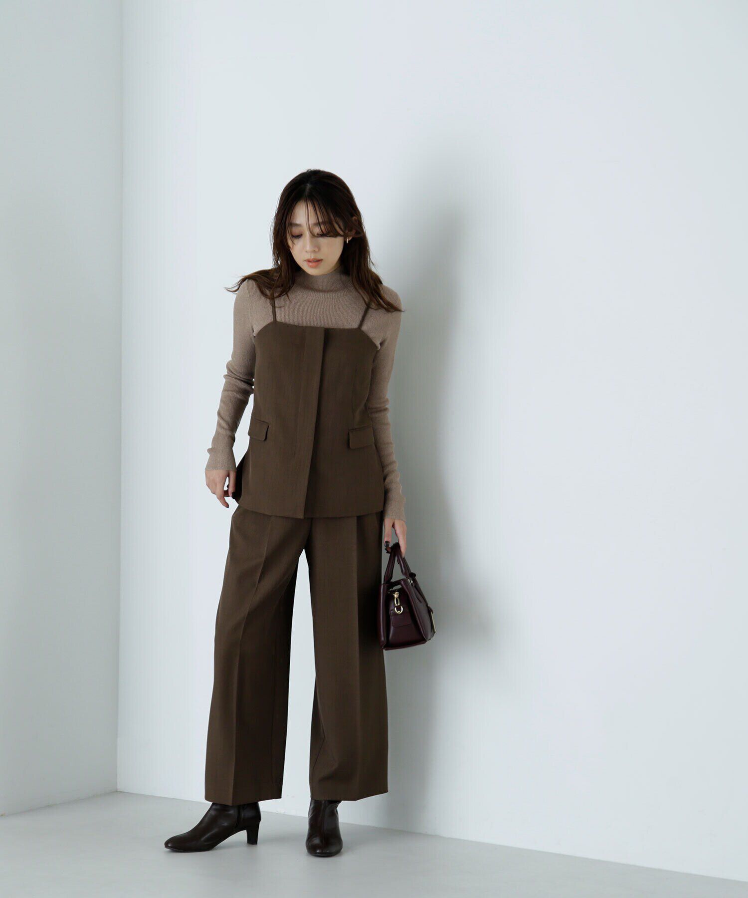  「マニッシュビスチェセットアップ」|ワンピース|