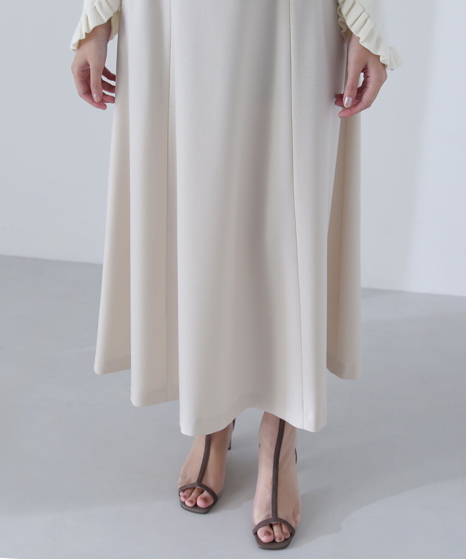  「キャミビスチェ＆フレアスカート」|ワンピース|