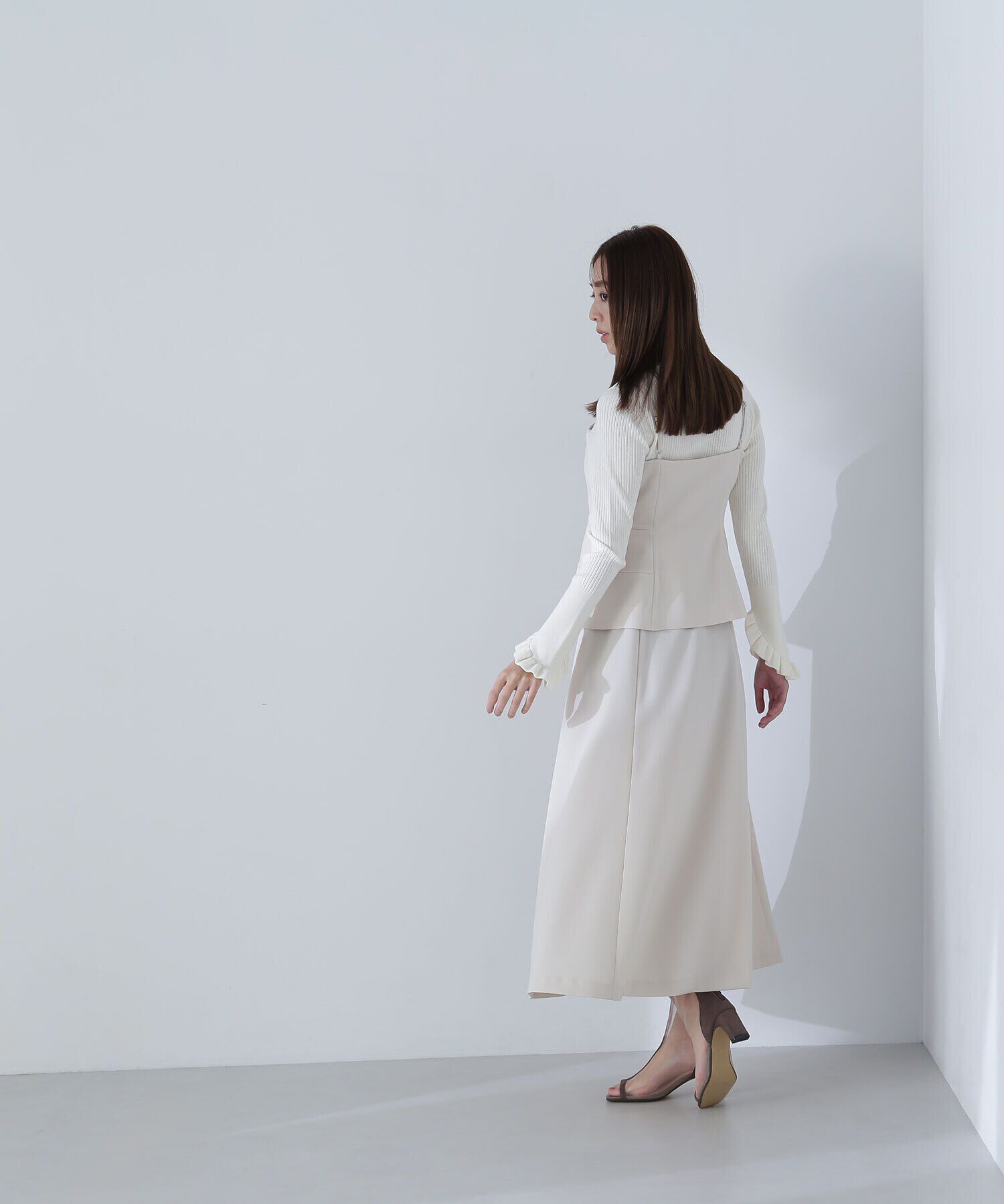  「キャミビスチェ＆フレアスカート」|ワンピース|