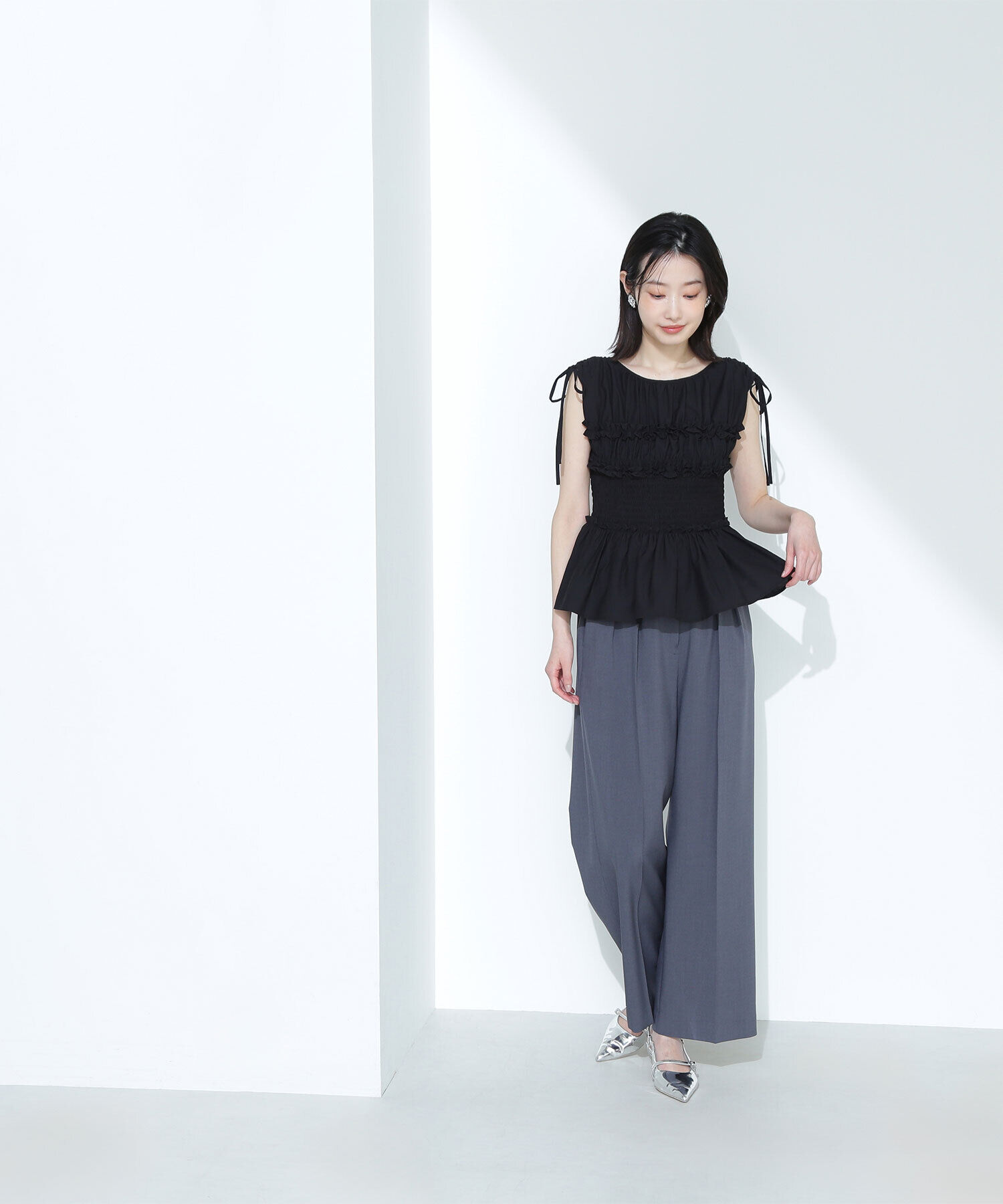  「マニッシュパンツシリーズ ツータックパンツ」|その他|