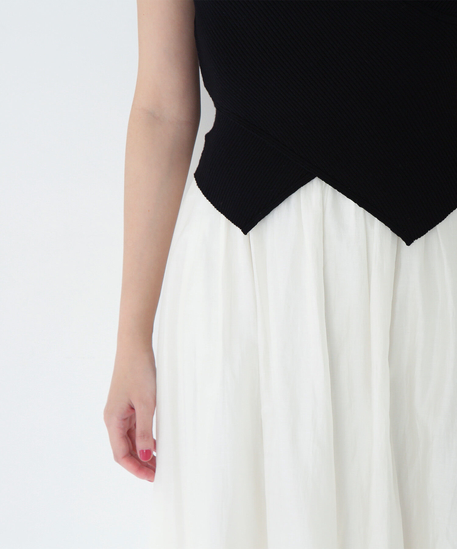  「カシュクールドッキングワンピース」|ワンピース|