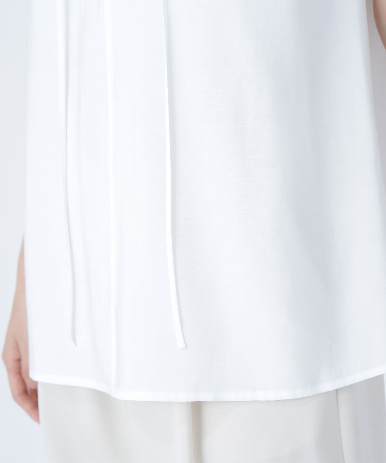  「ナローリボンスキッパーブラウス」|シャツ・ブラウス|