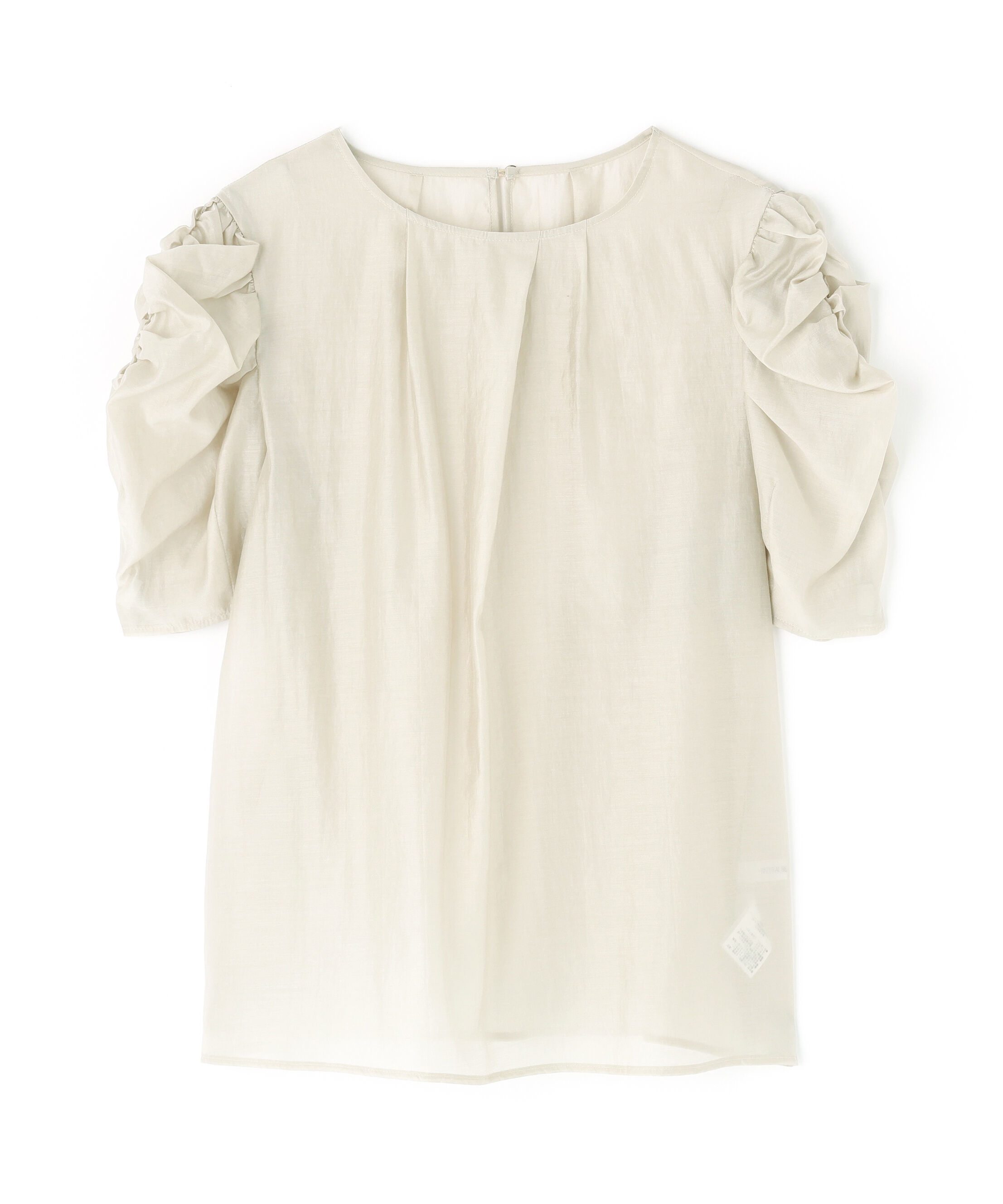  「ギャザースリーブシアーブラウス」|シャツ・ブラウス|