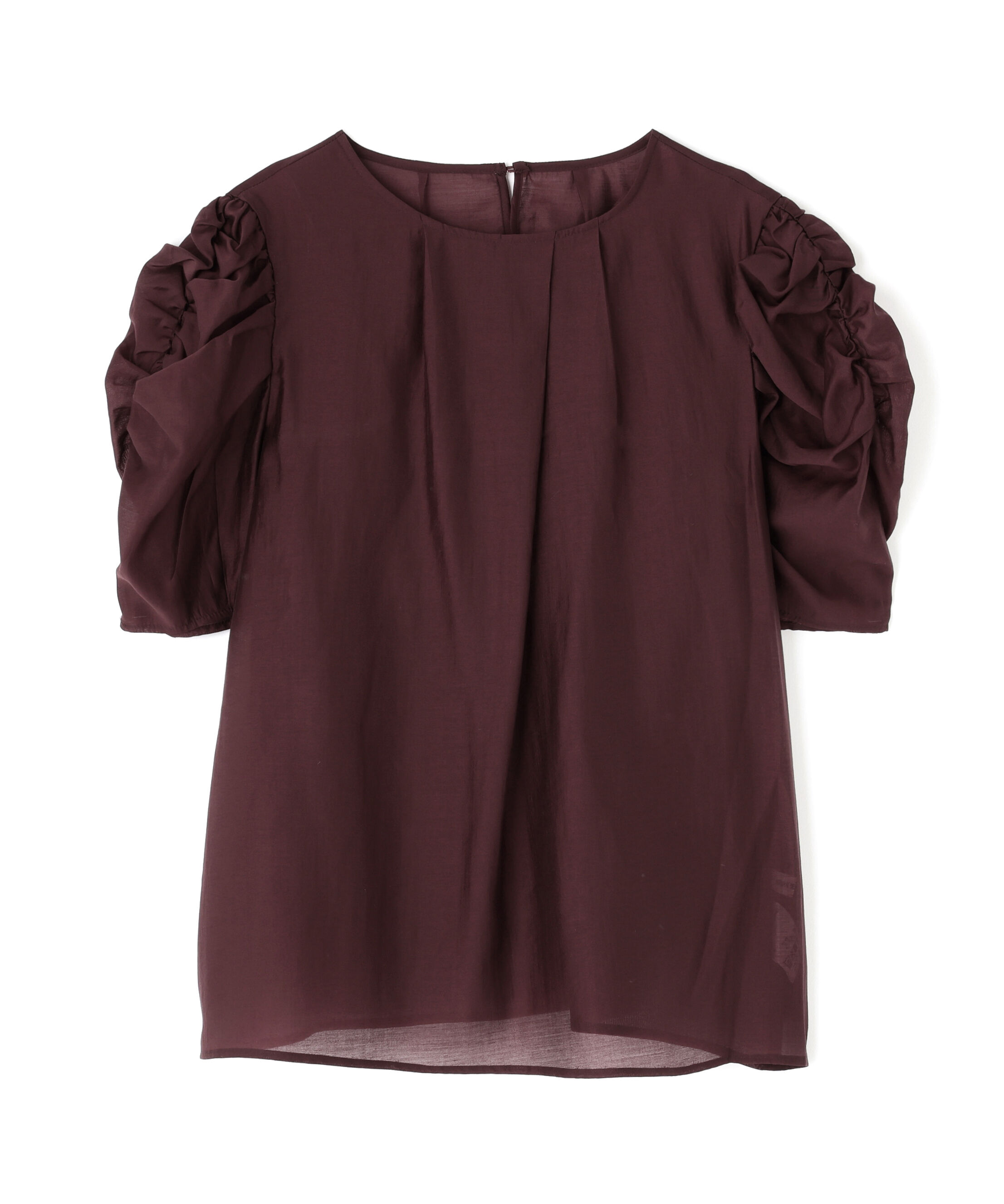  「ギャザースリーブシアーブラウス」|シャツ・ブラウス|