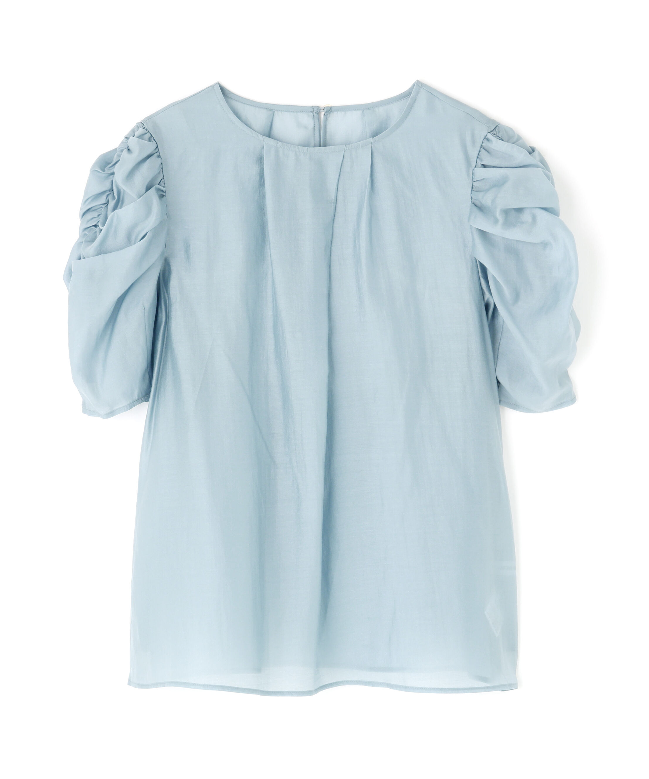  「ギャザースリーブシアーブラウス」|シャツ・ブラウス|