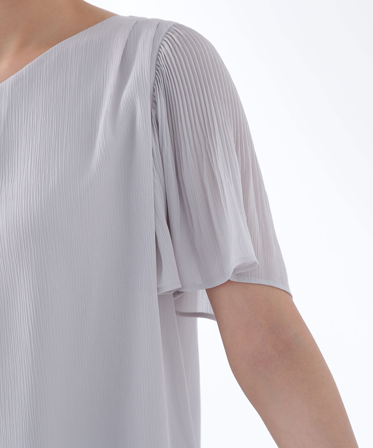  「楊柳フレアスリーブブラウス」|シャツ・ブラウス|