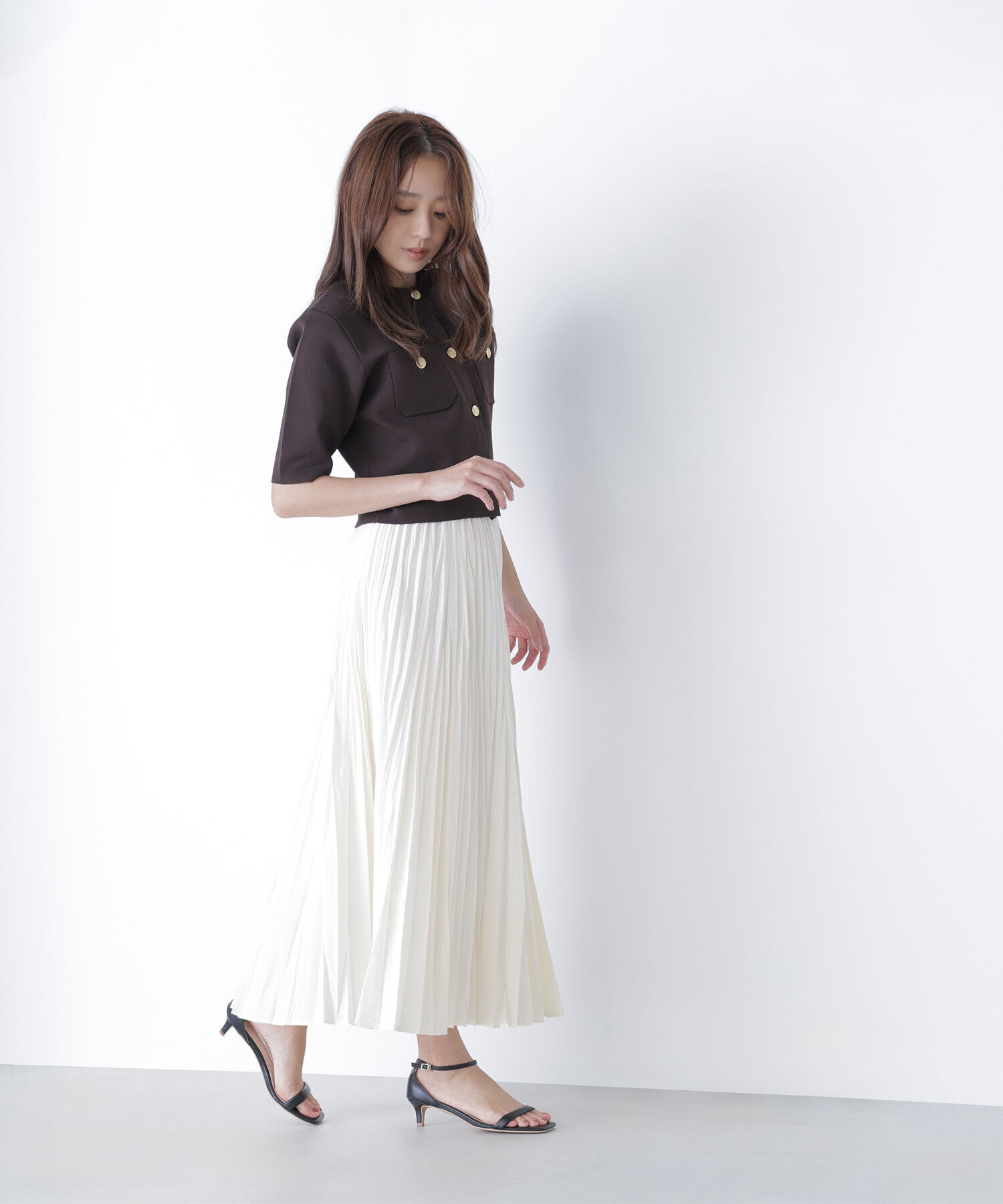  「ランダムプリーツスカート」|スカート|