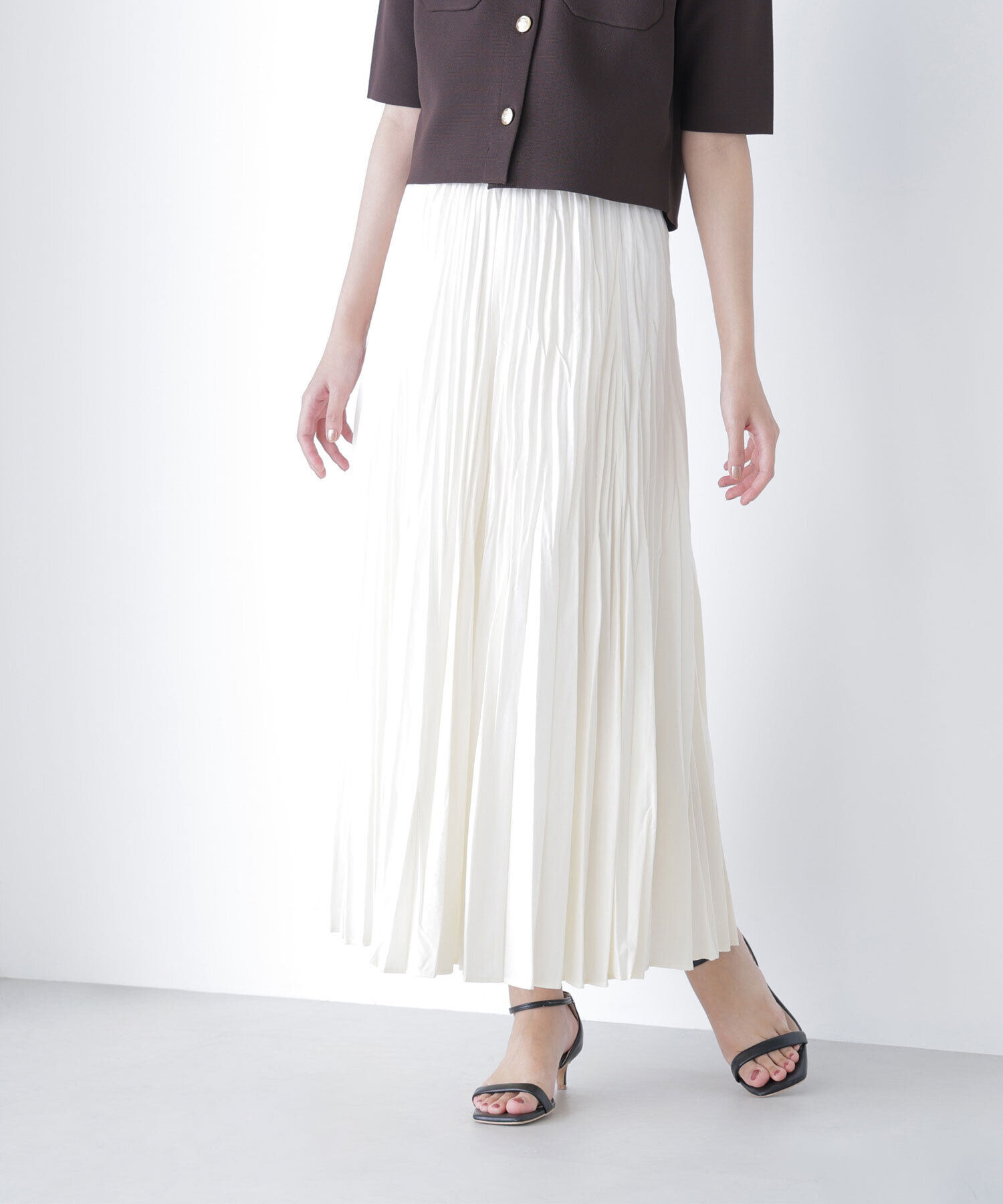  「ランダムプリーツスカート」|スカート|