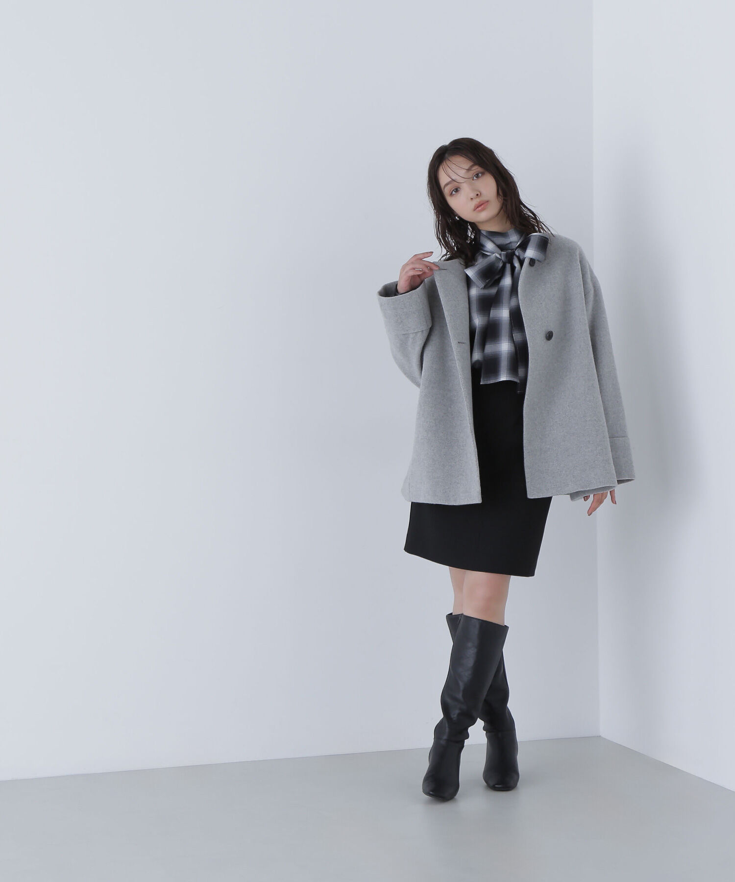 毎日に“ちょうどいい”カシミヤ混コート｜ルミネのファッション通販