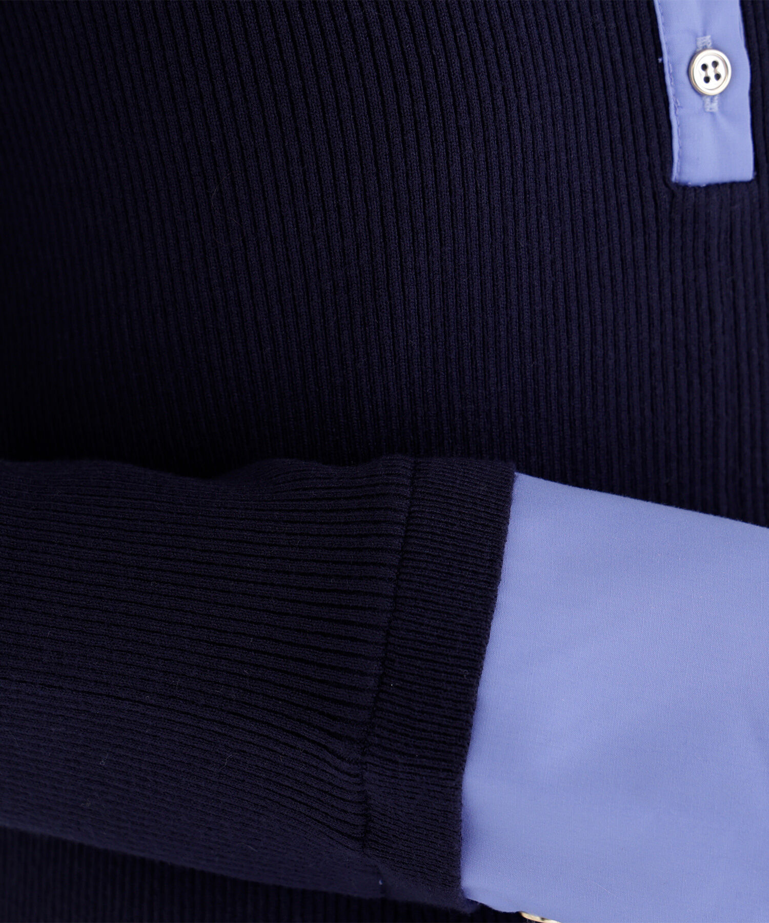  「襟付リブニットワンピース」|ワンピース|