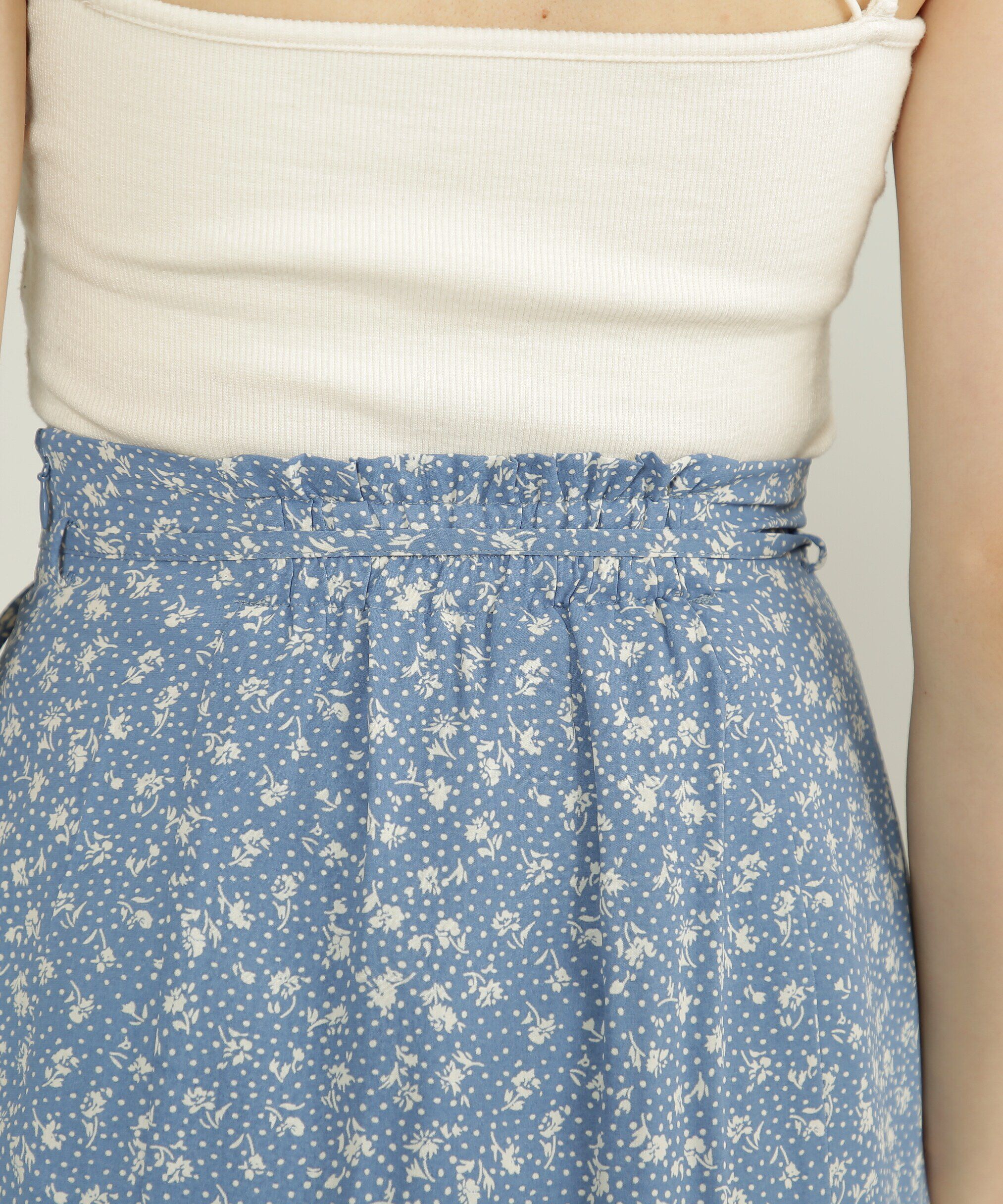  「[低身長サイズ/Sシリーズ]ハイウエストフラワーマーメイドスカート」|スカート|