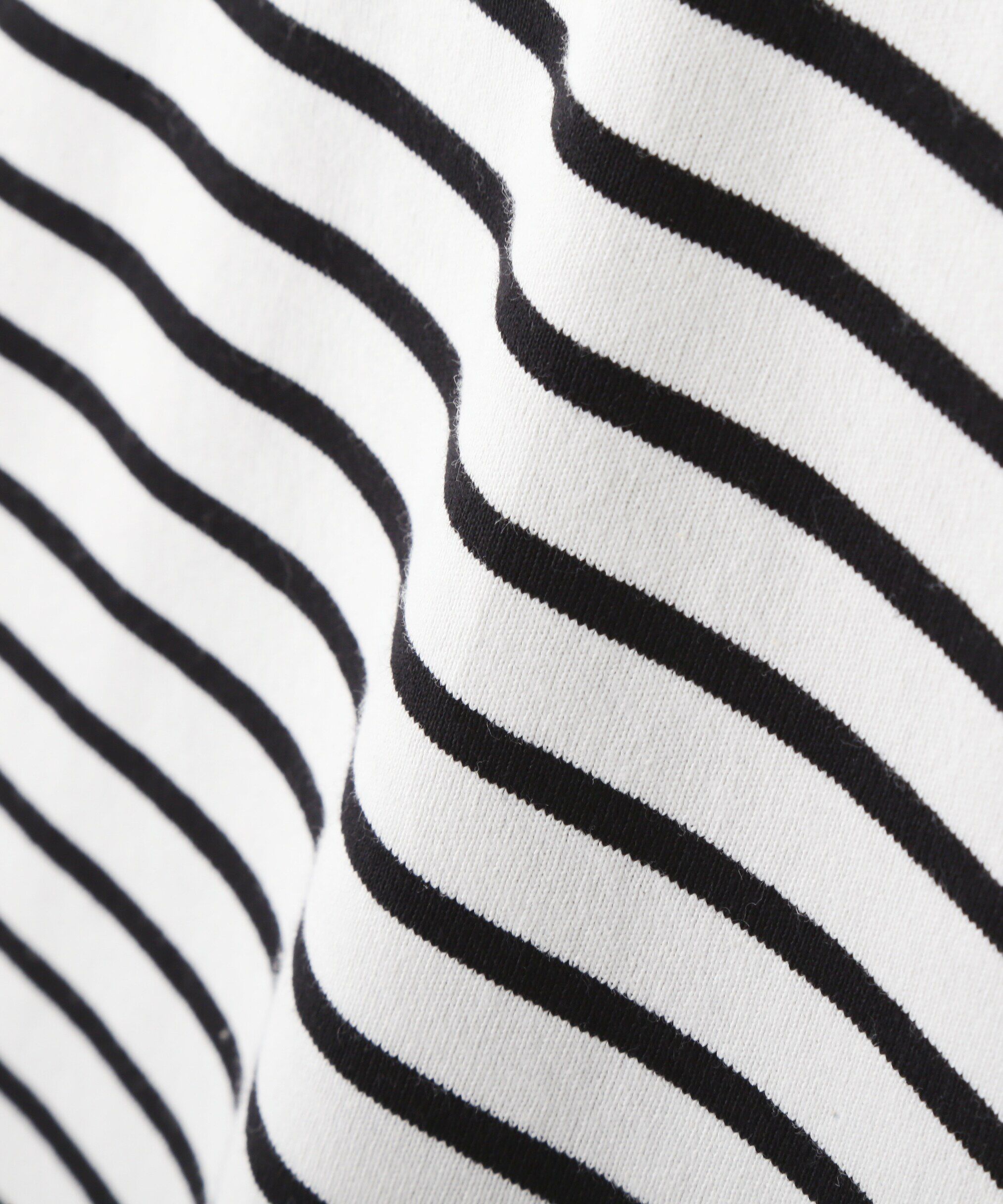  「フレアスリーブ袖スリットボーダーTシャツ」|Tシャツ・カットソー|