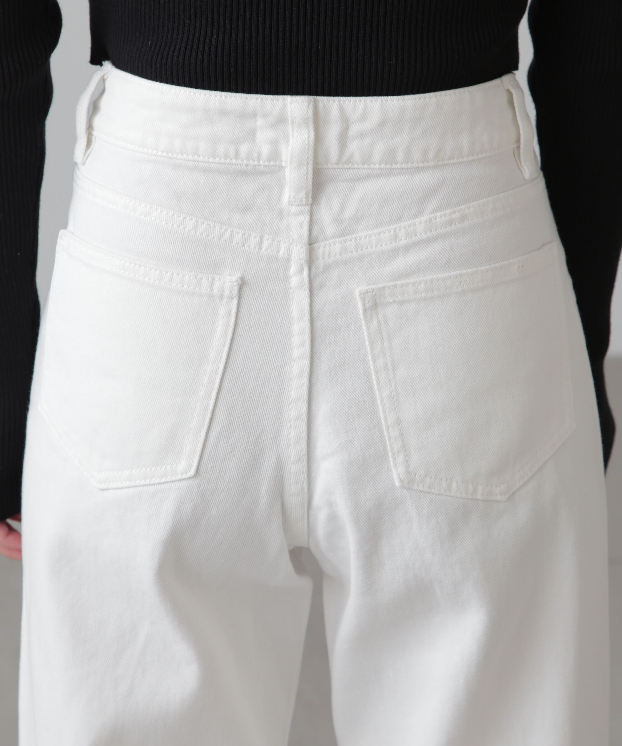  「[低身長サイズ/Sシリーズ]ベーシックワイドデニムパンツ」|その他|