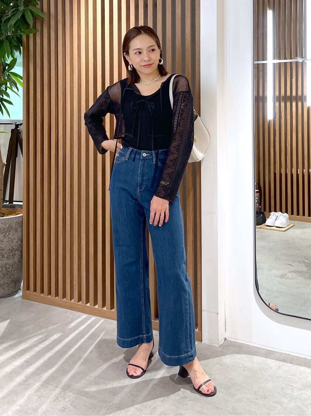  「[低身長サイズ/Sシリーズ]ベーシックワイドデニムパンツ」|その他|