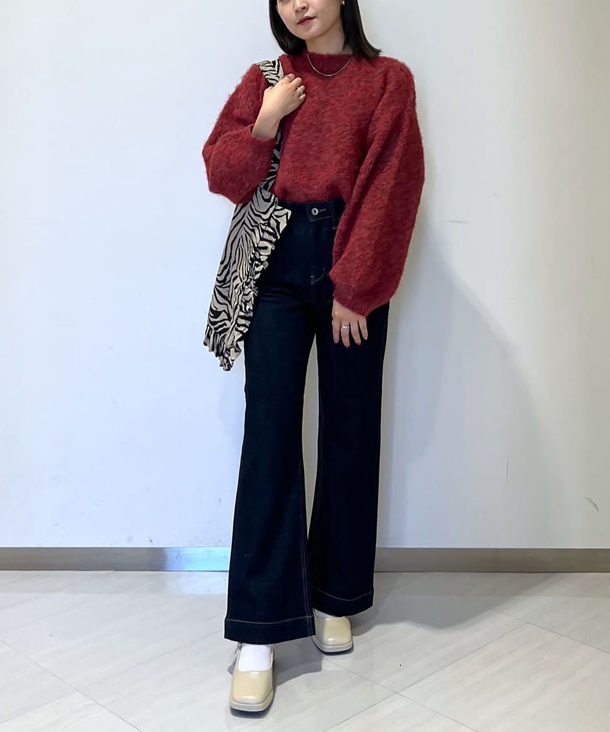  「[低身長サイズ/Sシリーズ]ベーシックワイドデニムパンツ」|その他|