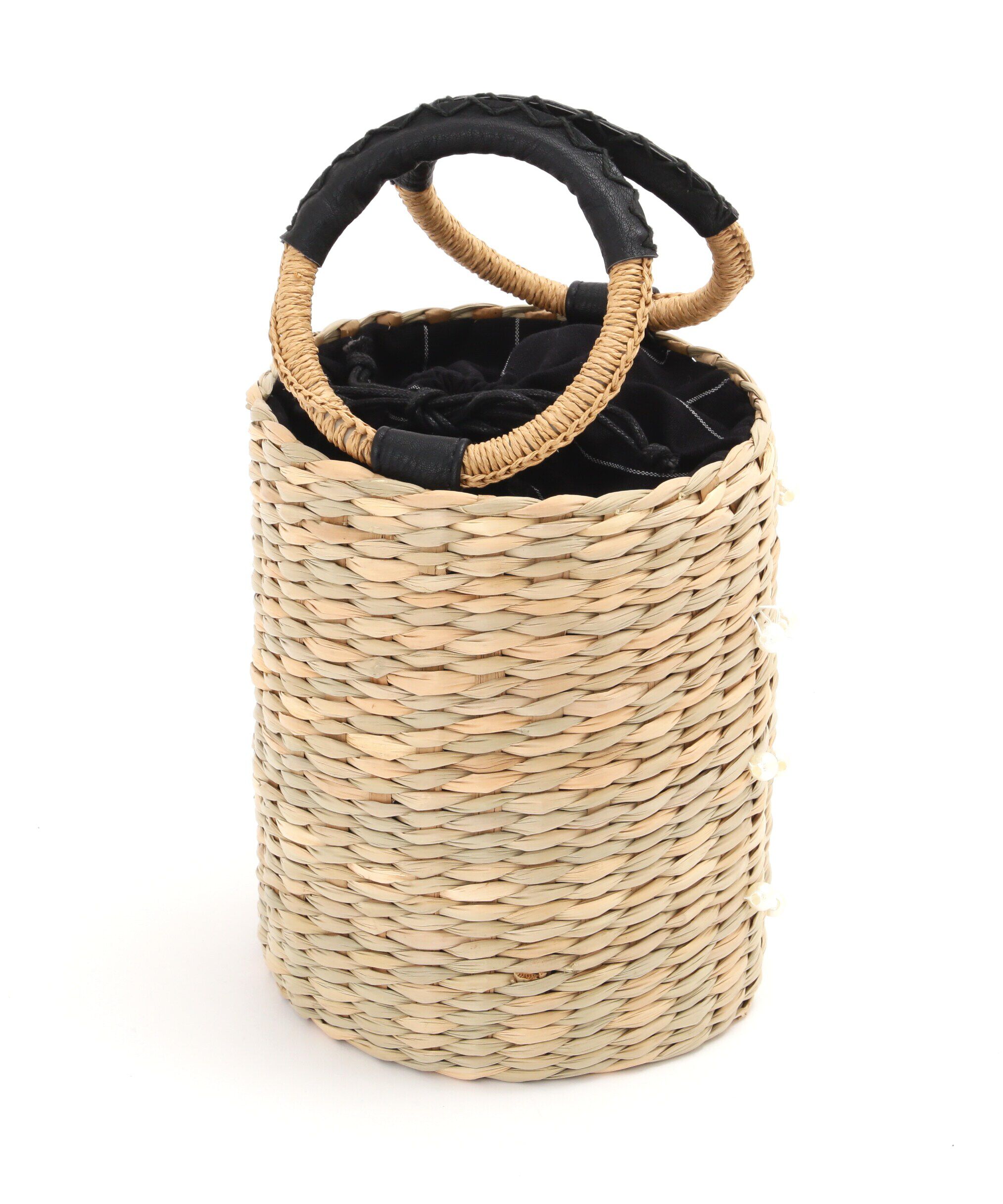  「パール付きかごトートバッグ」|その他|