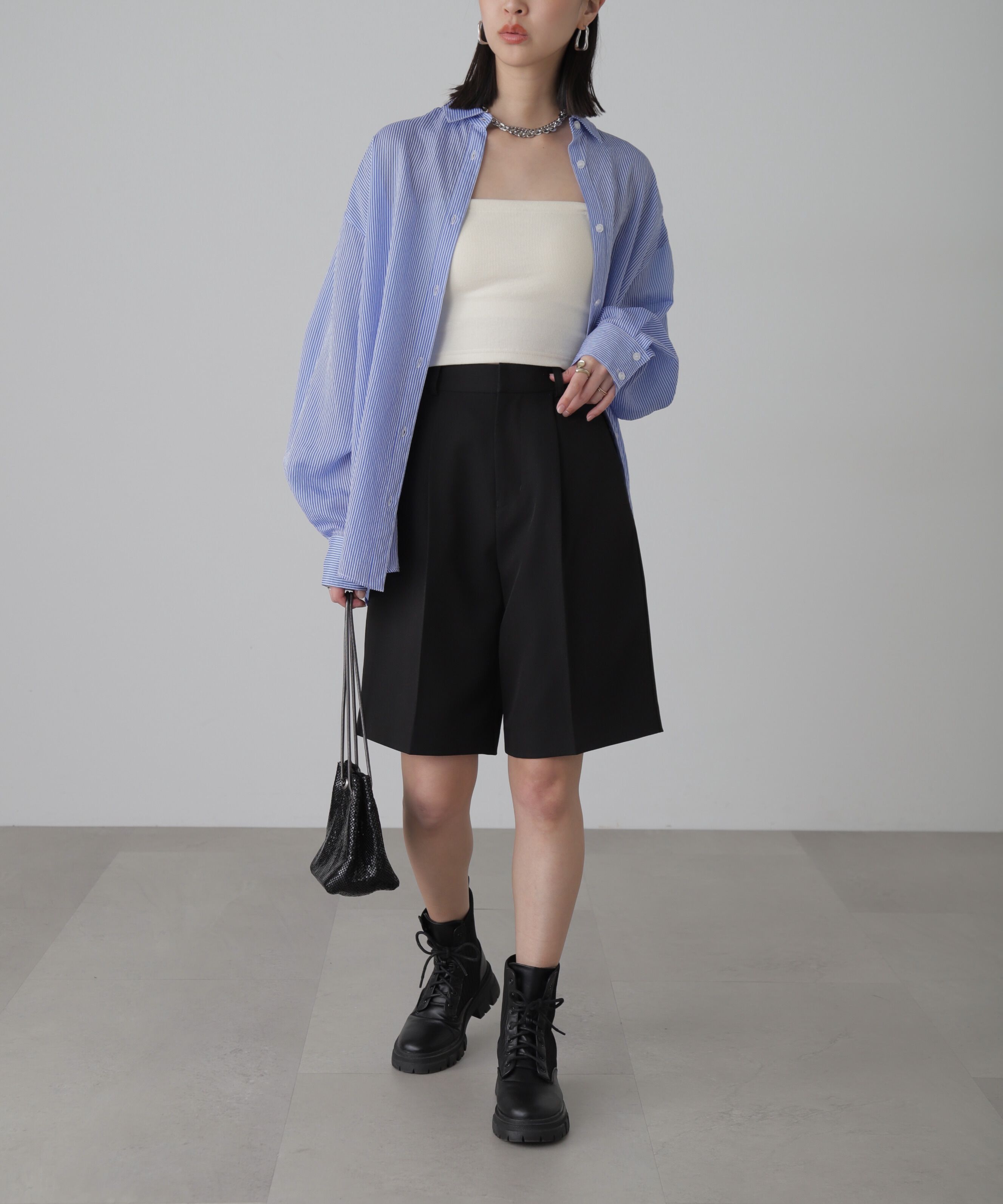  「麻調合繊ハーフパンツ」|その他|