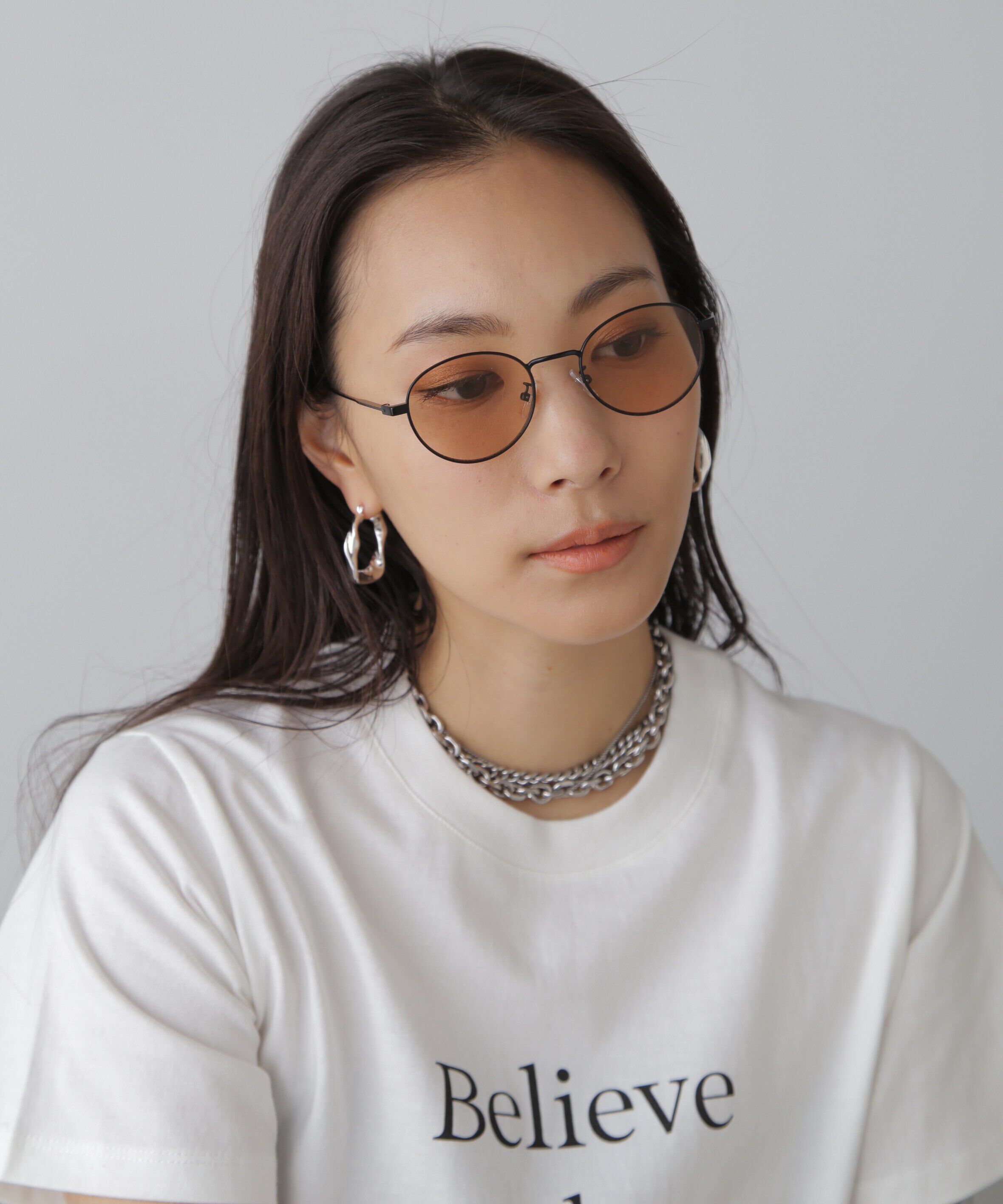  「カラーレンズサングラス」|ハンカチ|ブラウン