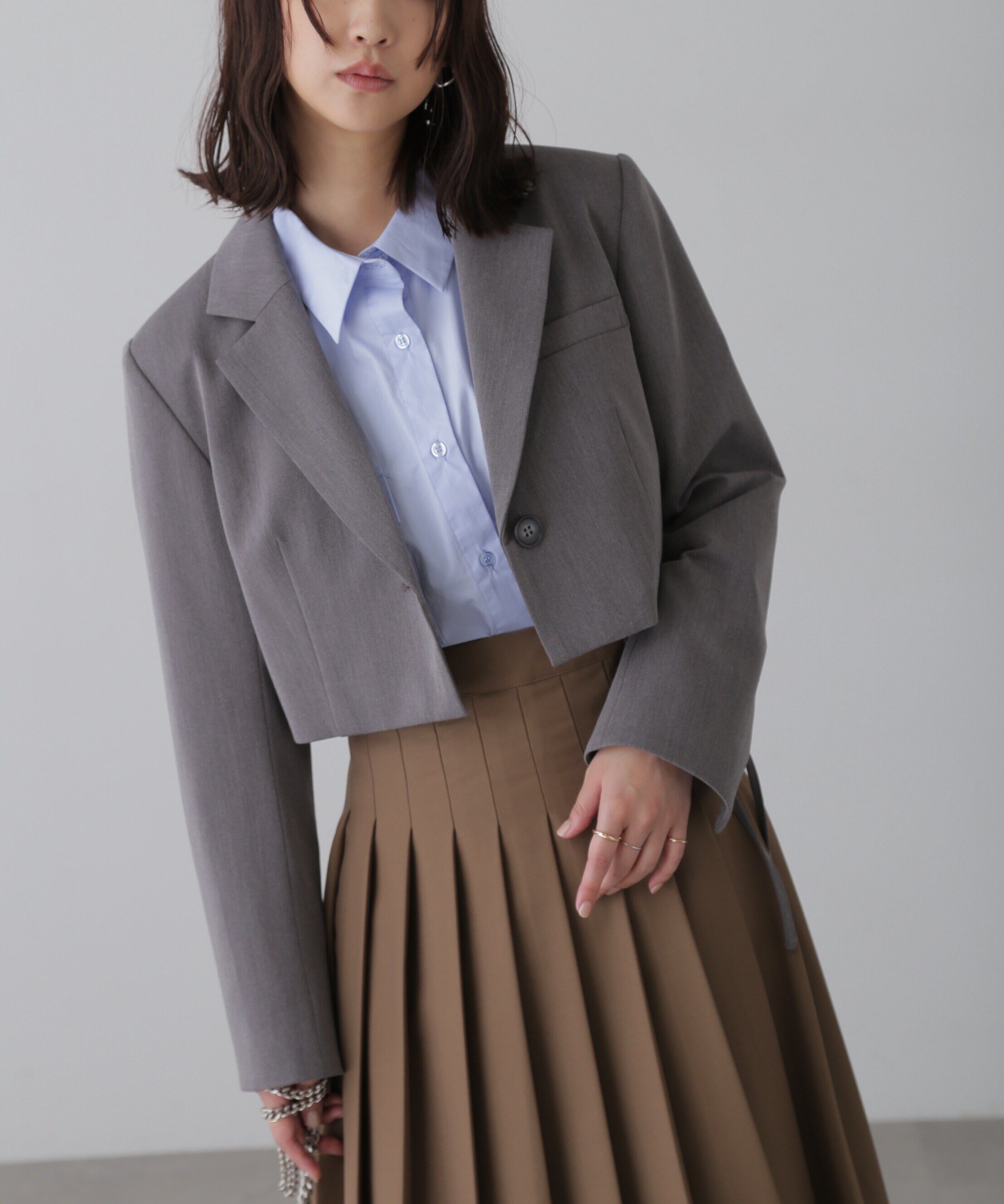  「ショート丈シングルジャケット」|その他|