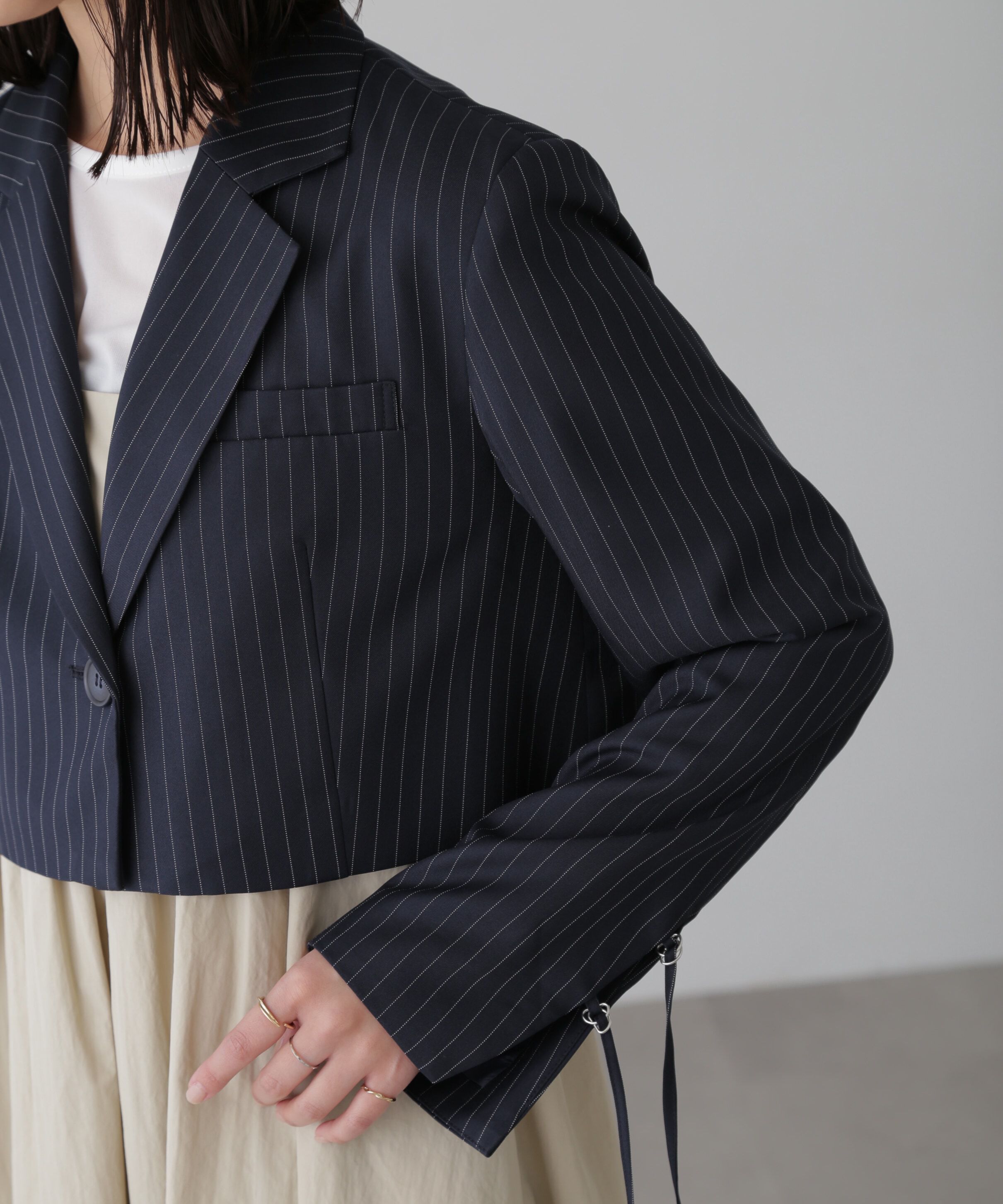  「ショート丈シングルジャケット」|その他|