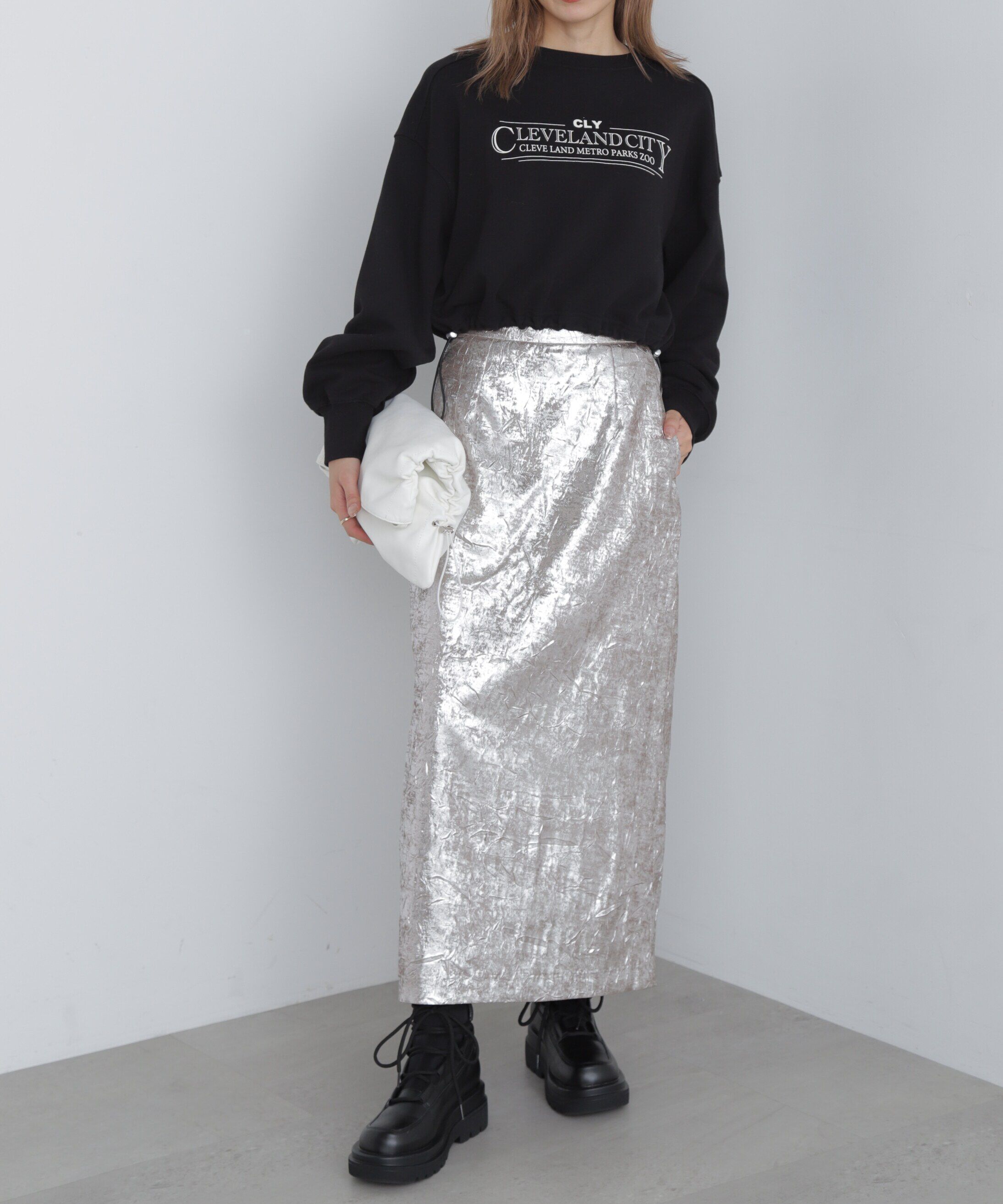  「裾ドロストスウェット」|Tシャツ・カットソー|