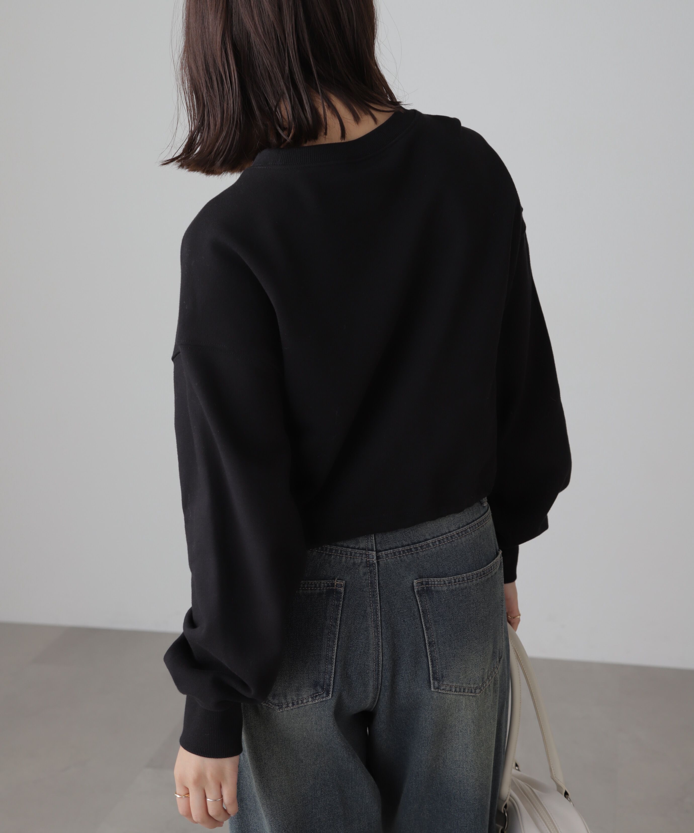  「裾ドロストスウェット」|Tシャツ・カットソー|