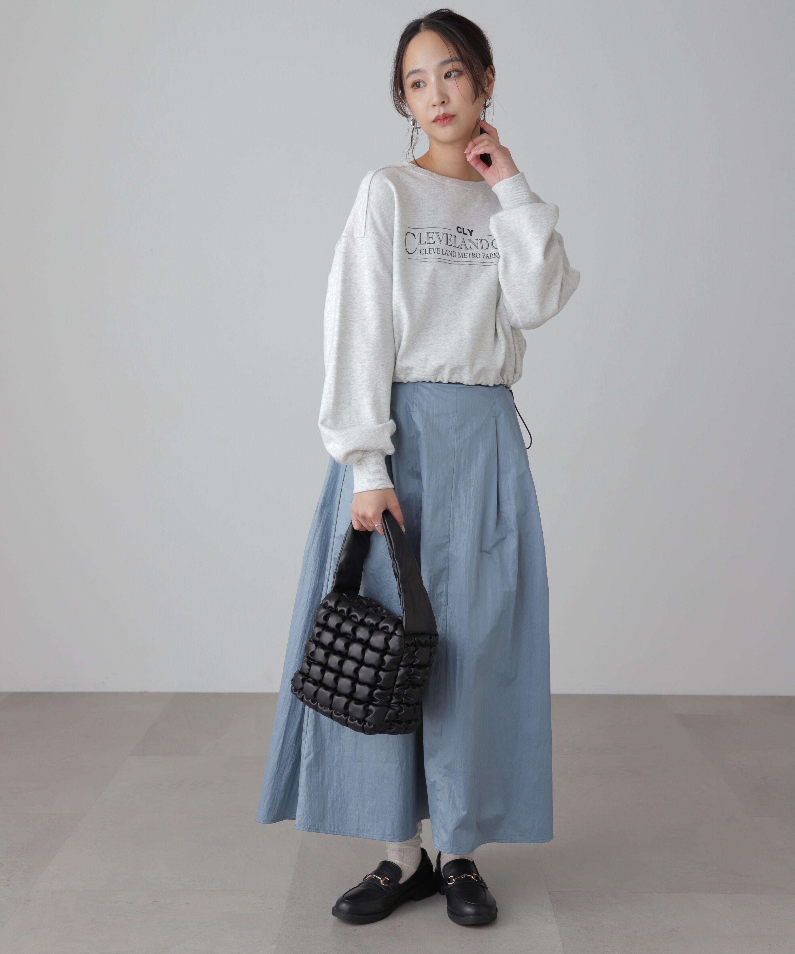  「裾ドロストスウェット」|Tシャツ・カットソー|