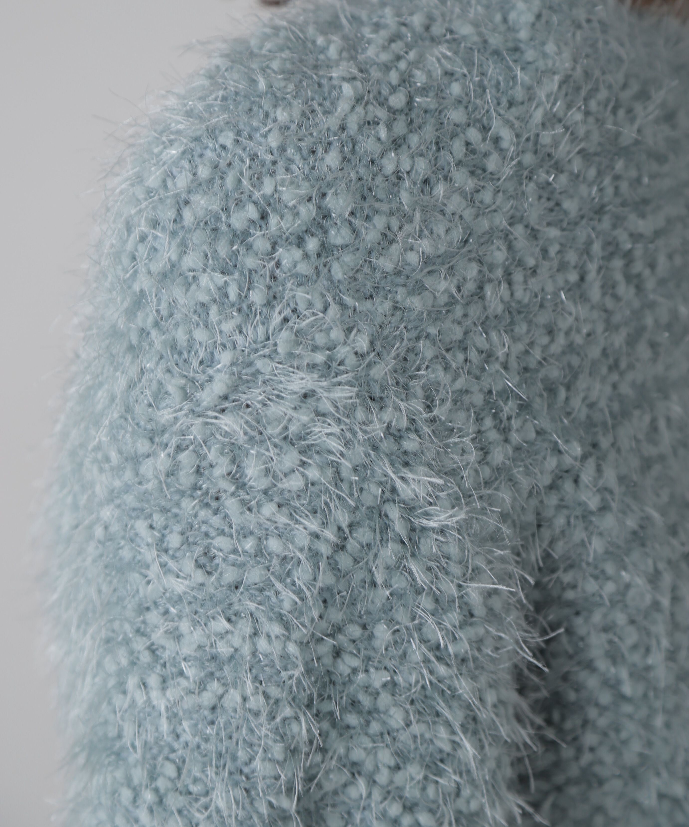  「シャイニーフェザーミックスカーディガン」|ニット・セーター|