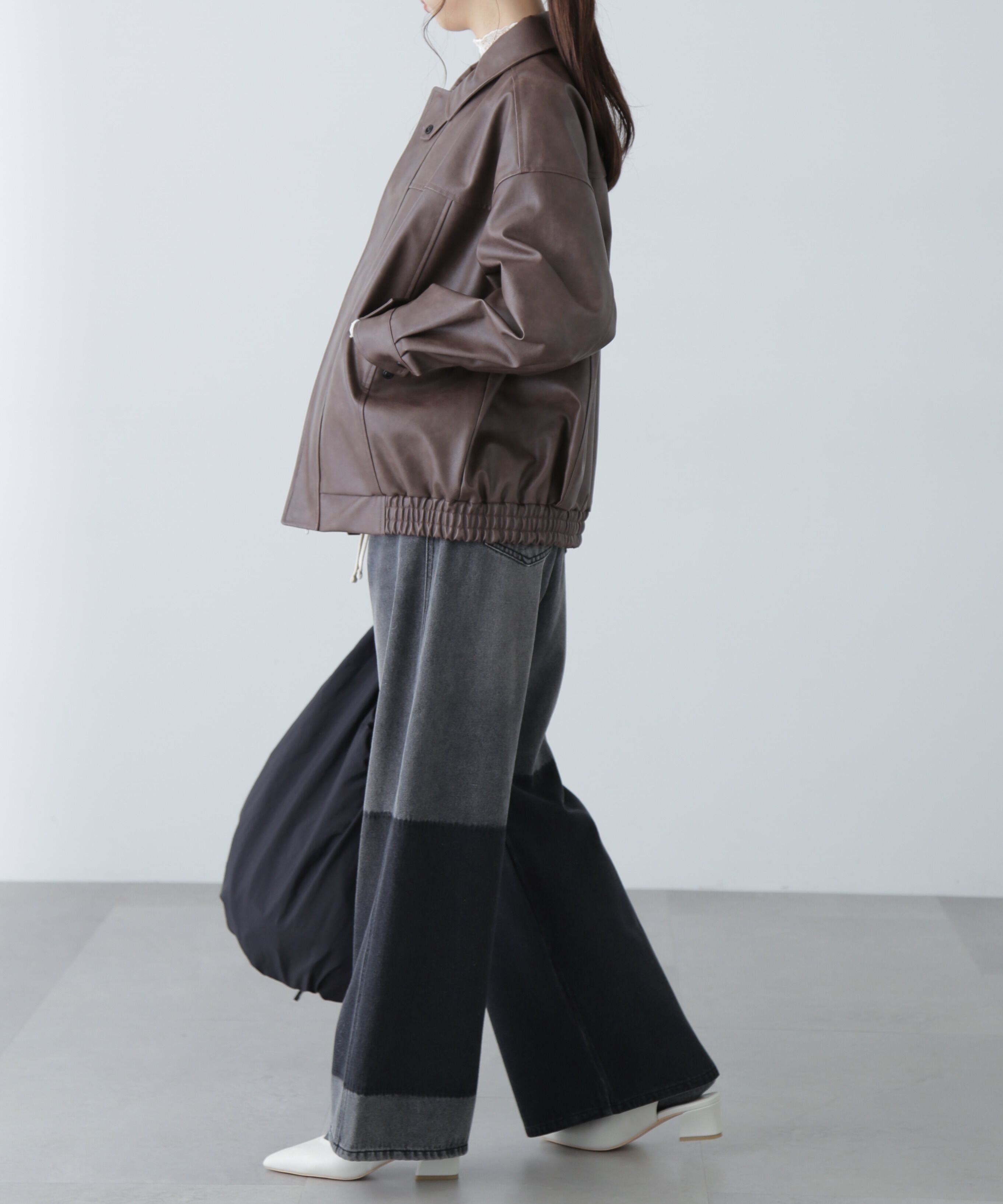  「リメイク風ワイドデニム」|その他|