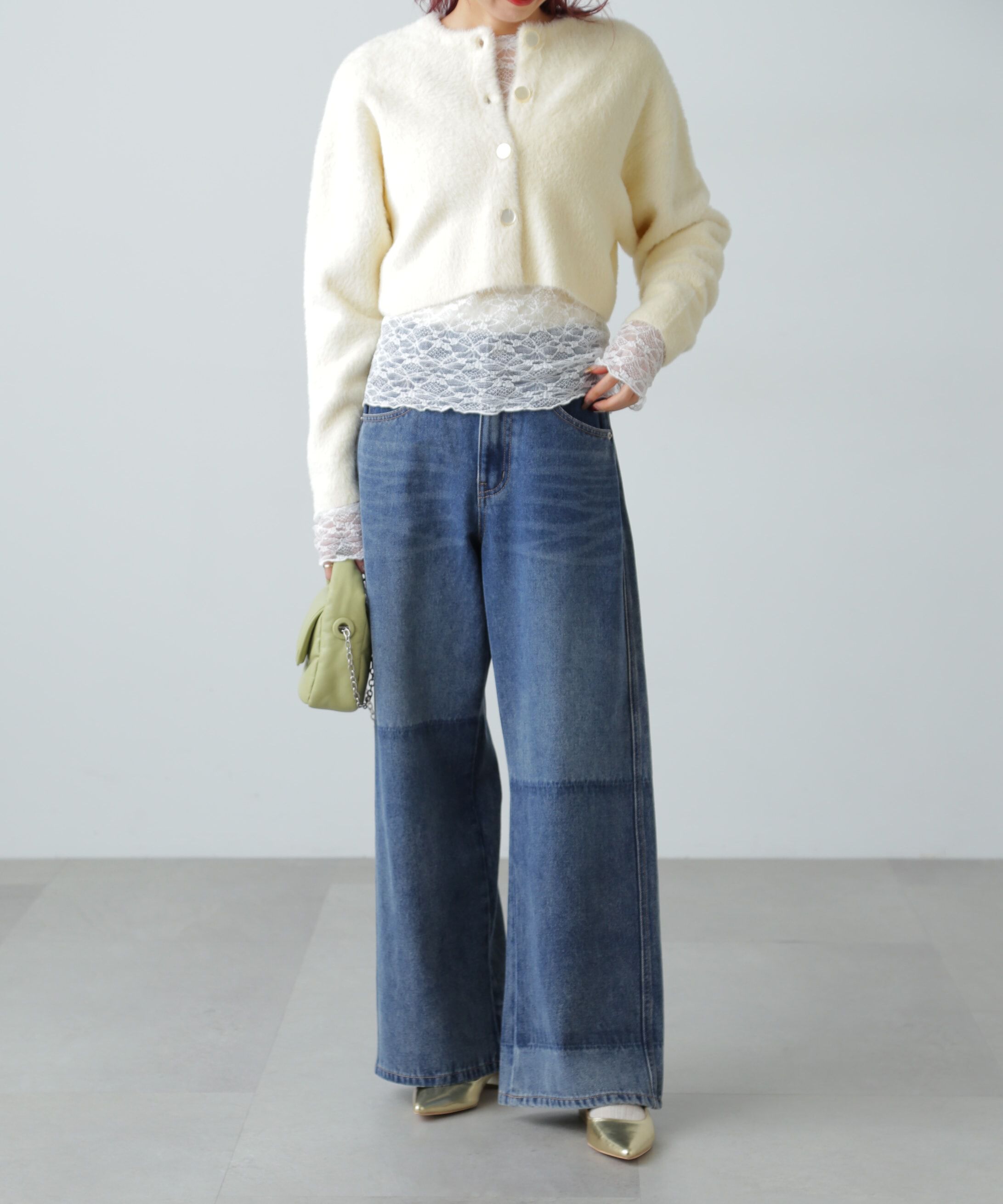  「リメイク風ワイドデニム」|その他|