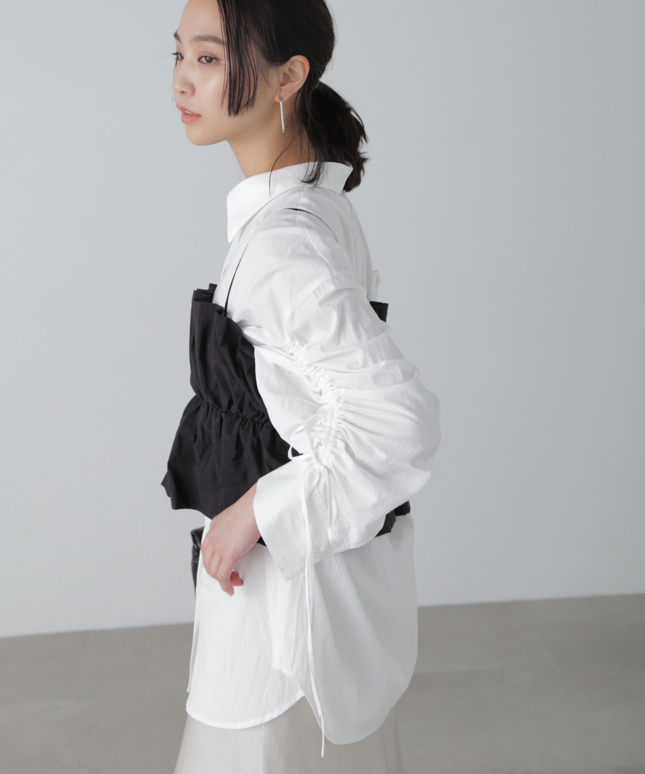  「シャイニーキャミソールビスチェ」|シャツ・ブラウス|