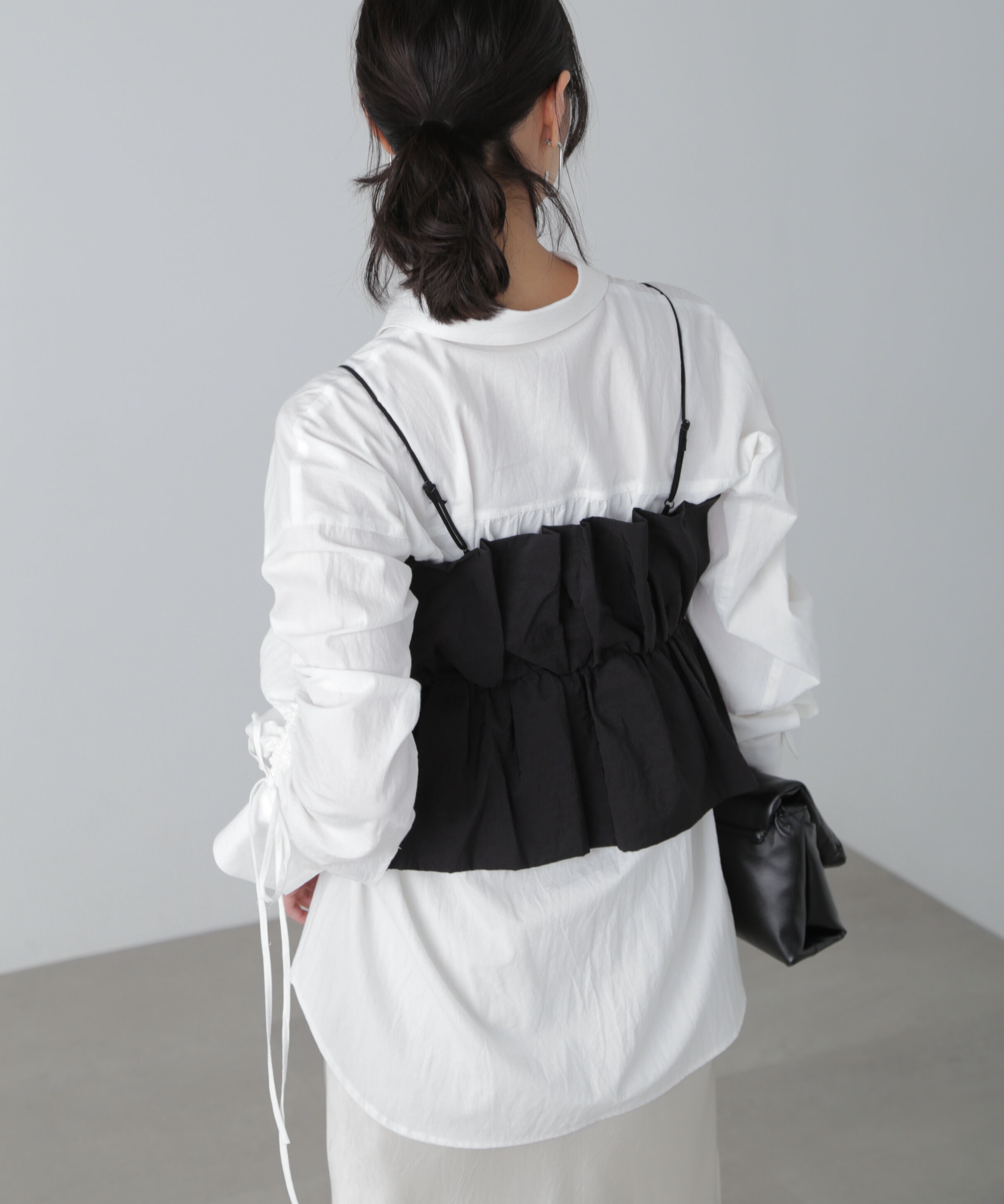  「シャイニーキャミソールビスチェ」|シャツ・ブラウス|