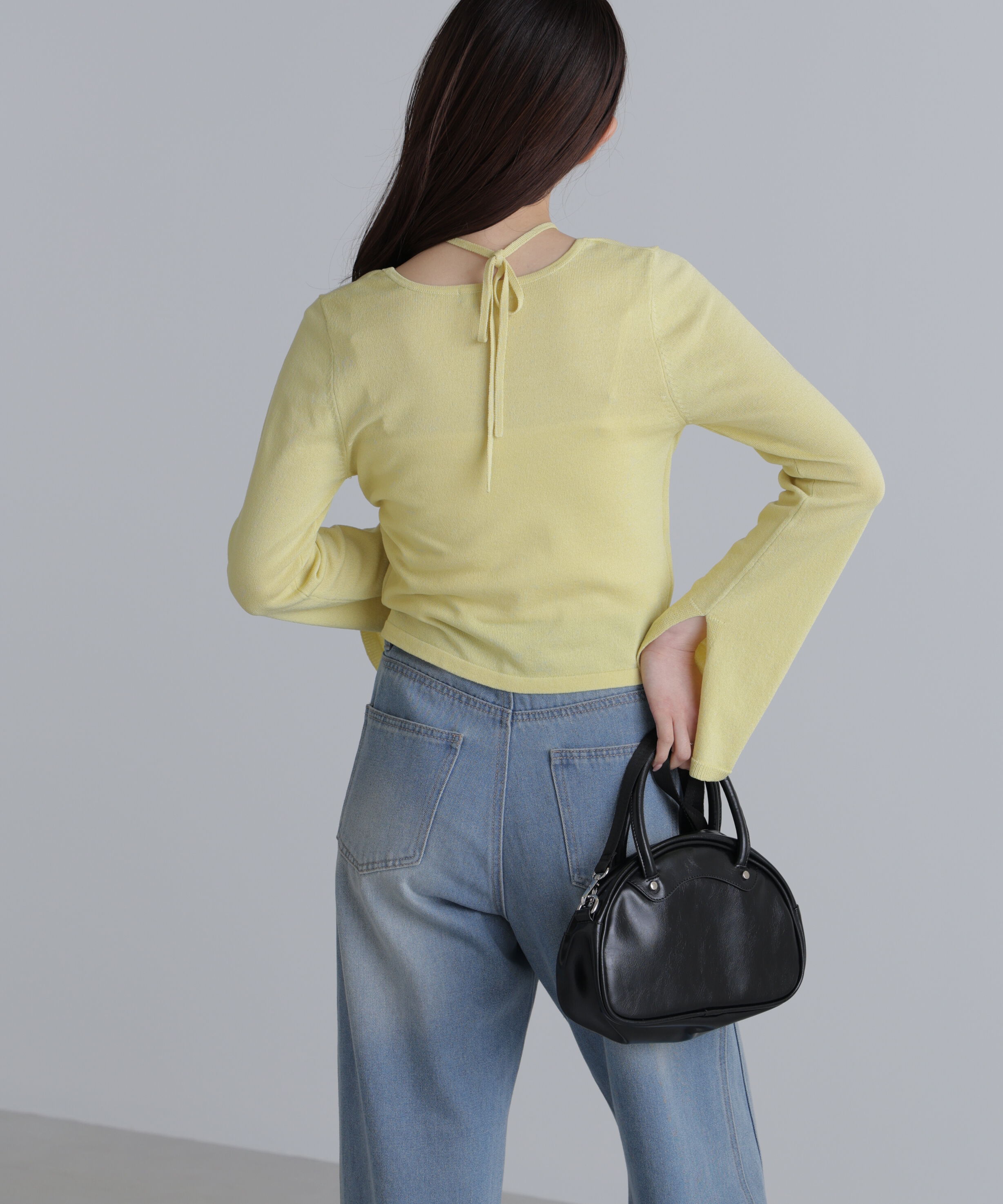  「キャミレイヤードニットカーディガン２」|ニット・セーター|