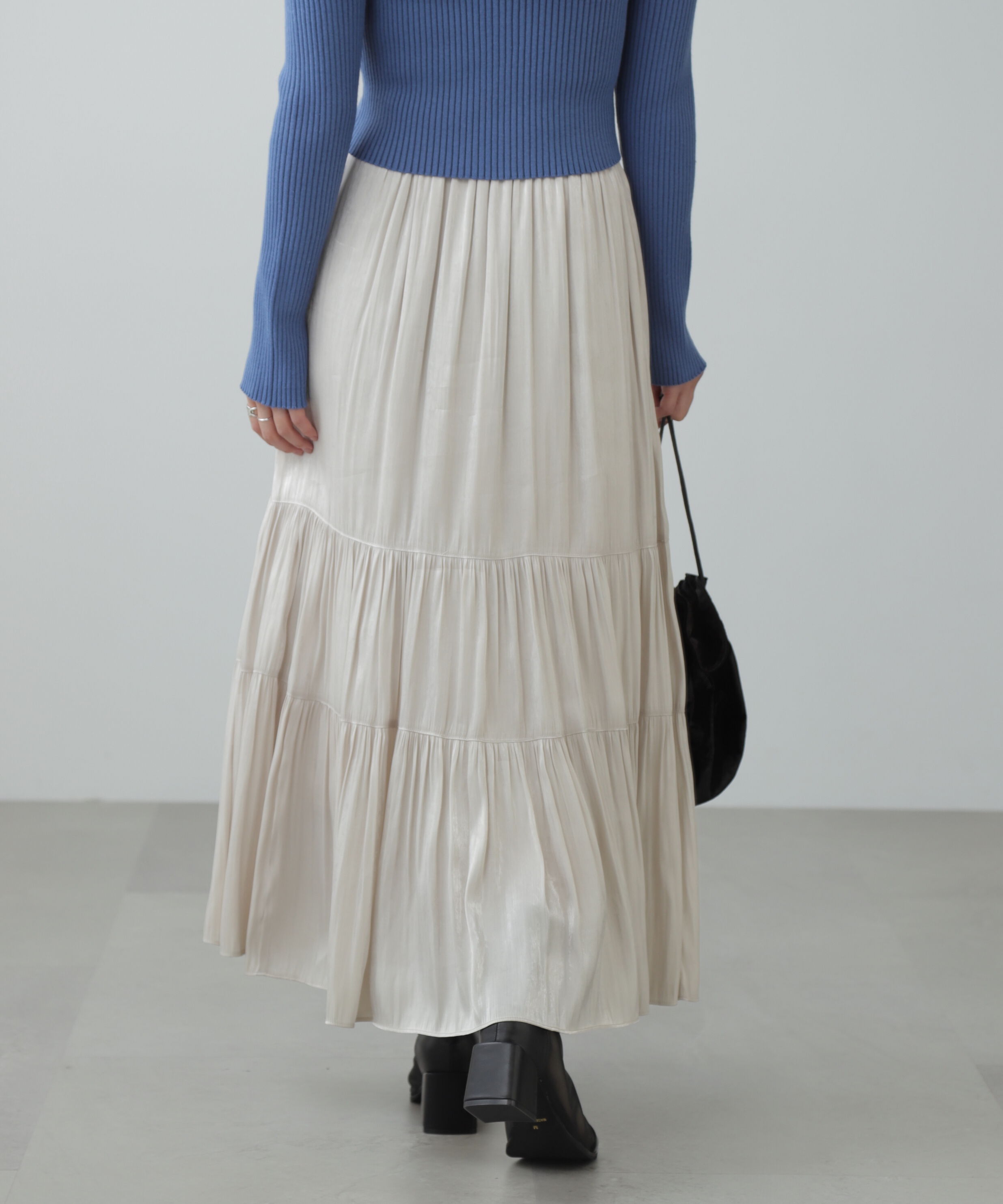  「シャイニーティアードスカート」|スカート|