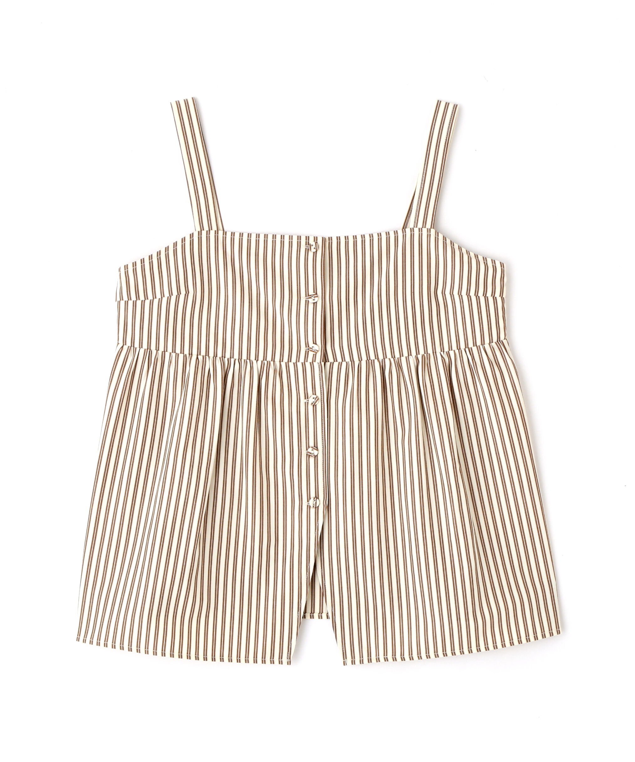  「〈セットアップ対応〉ストライプキャミソール」|シャツ・ブラウス|