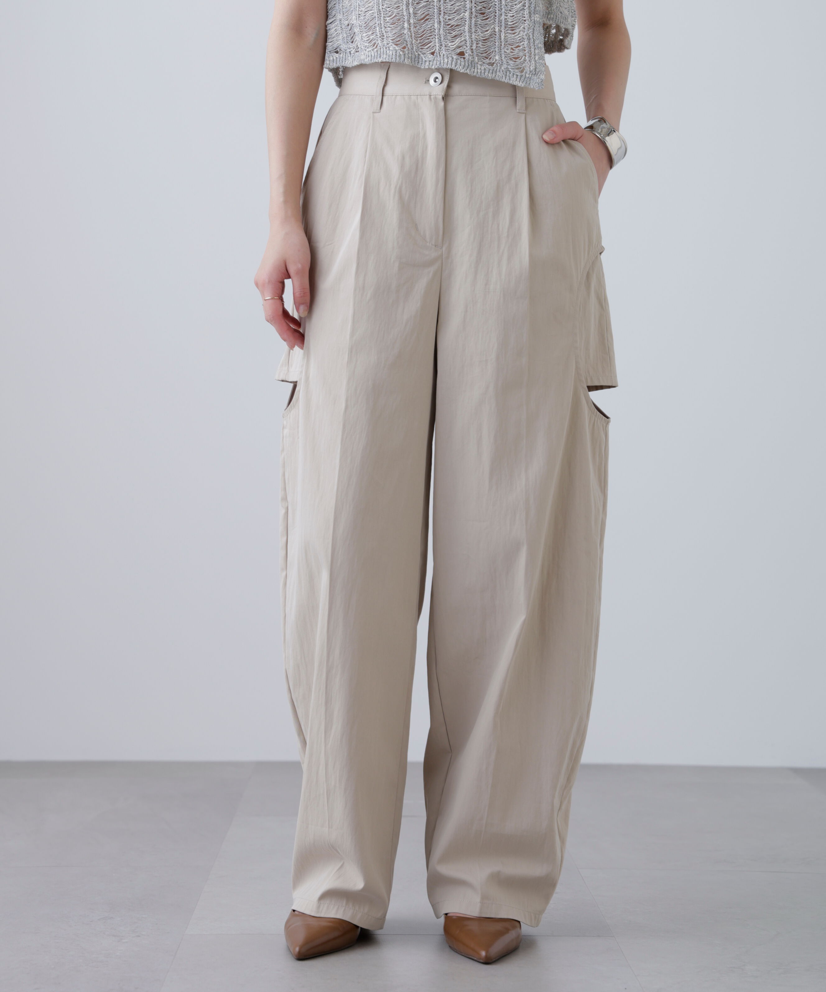  「サイドサークルカットパンツ」|その他|