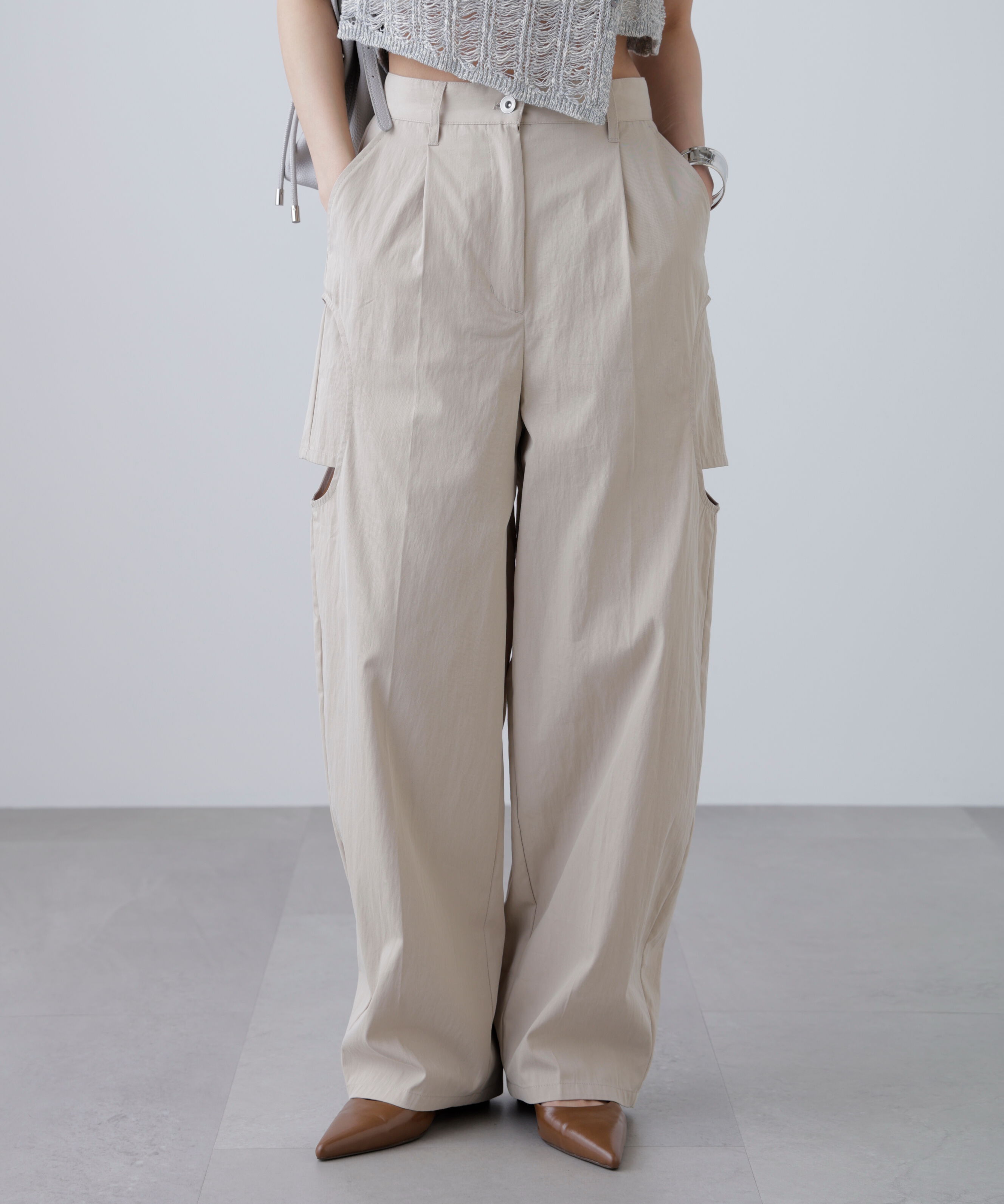  「サイドサークルカットパンツ」|その他|