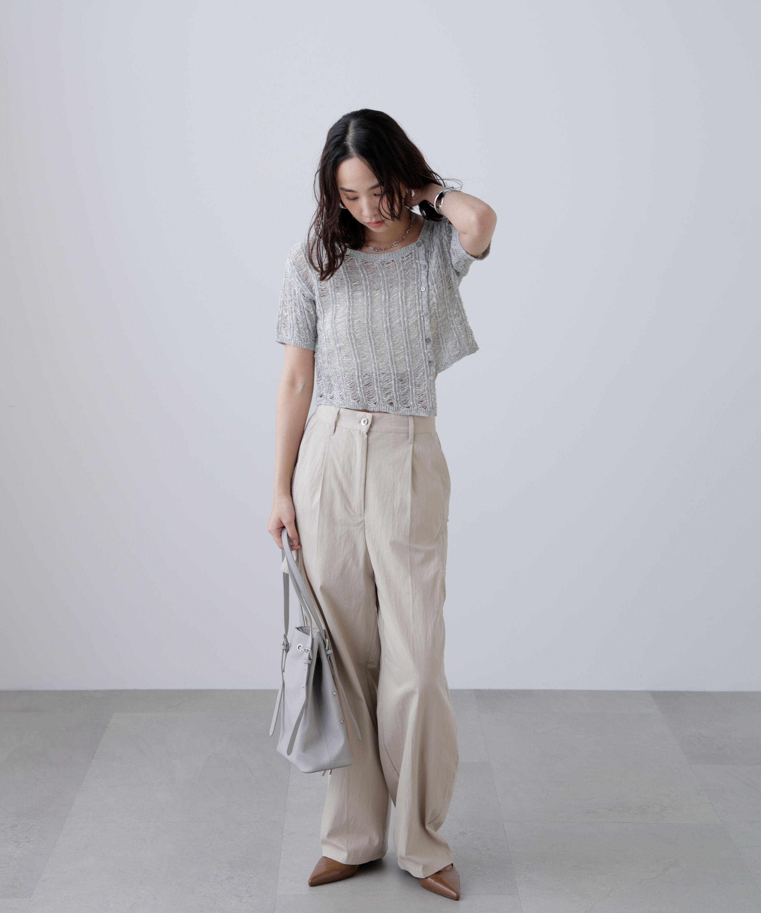  「サイドサークルカットパンツ」|その他|