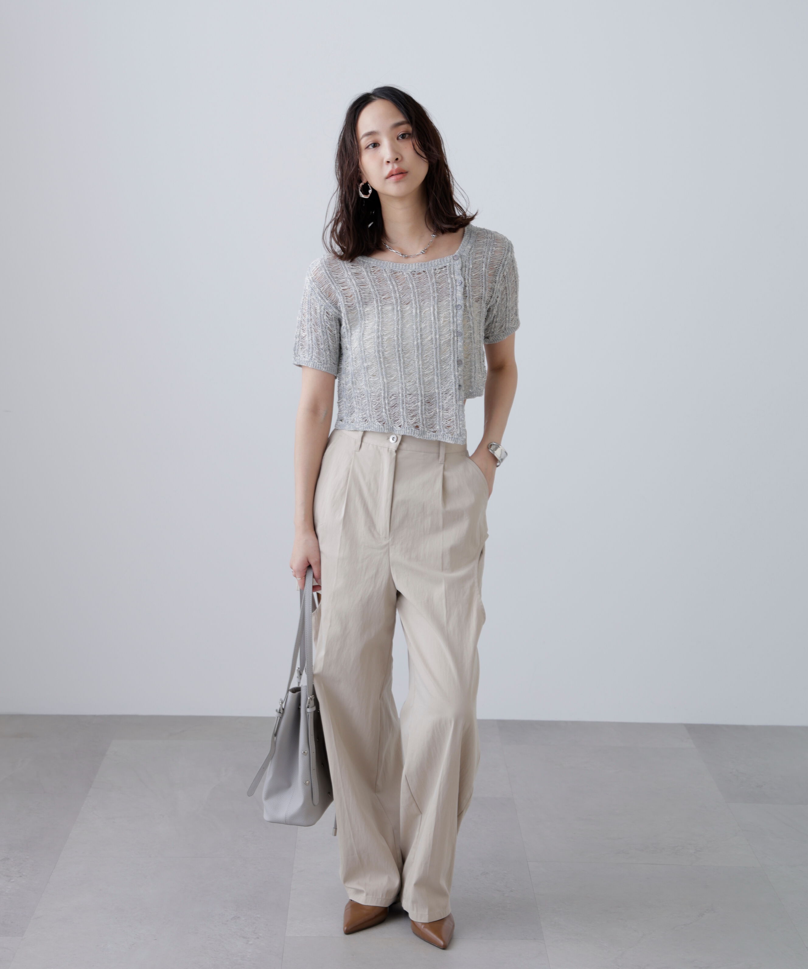  「サイドサークルカットパンツ」|その他|