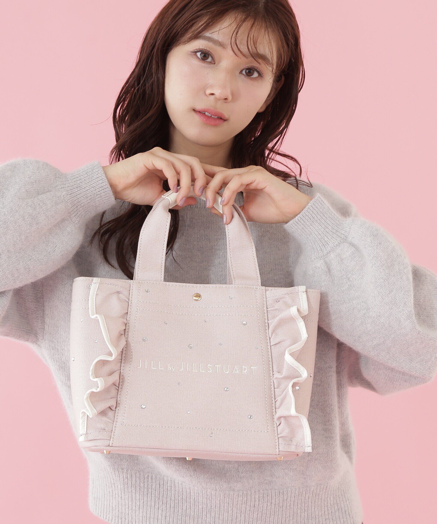  「WEB限定：ビジューフリルトート　」|その他|