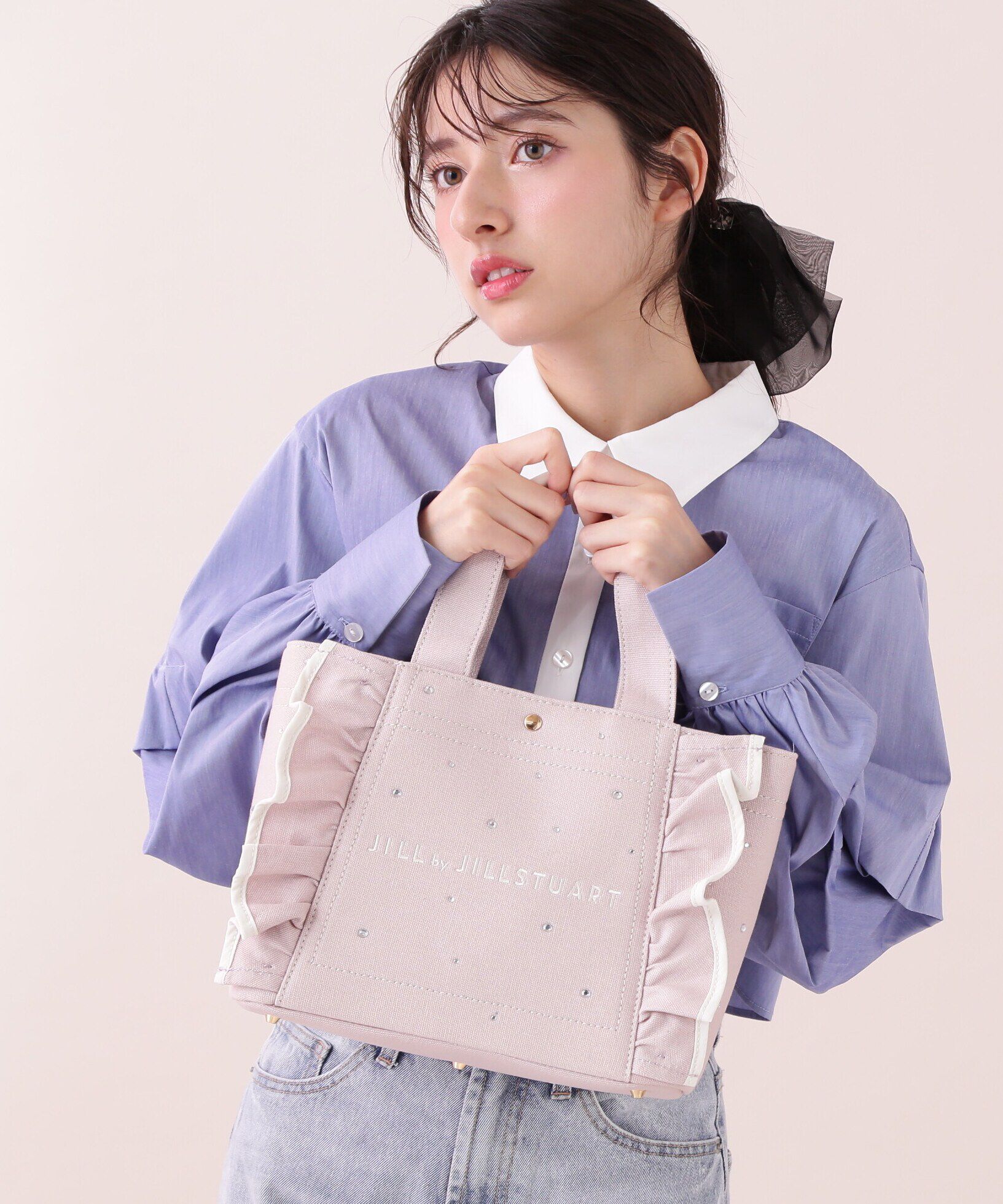  「WEB限定：ビジューフリルトート　」|その他|