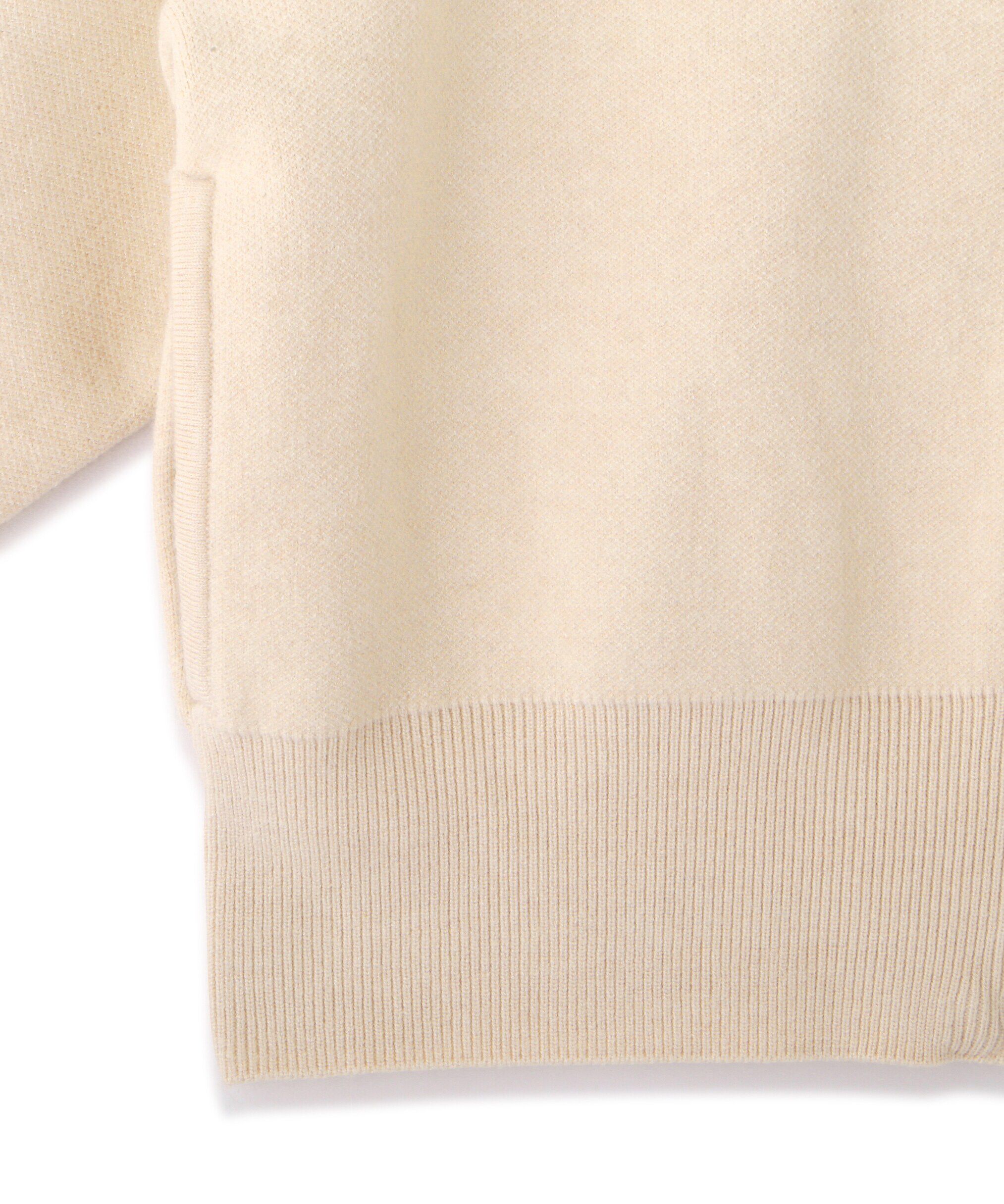  「ボリュームフェイクファーニットパーカー」|ニット・セーター|