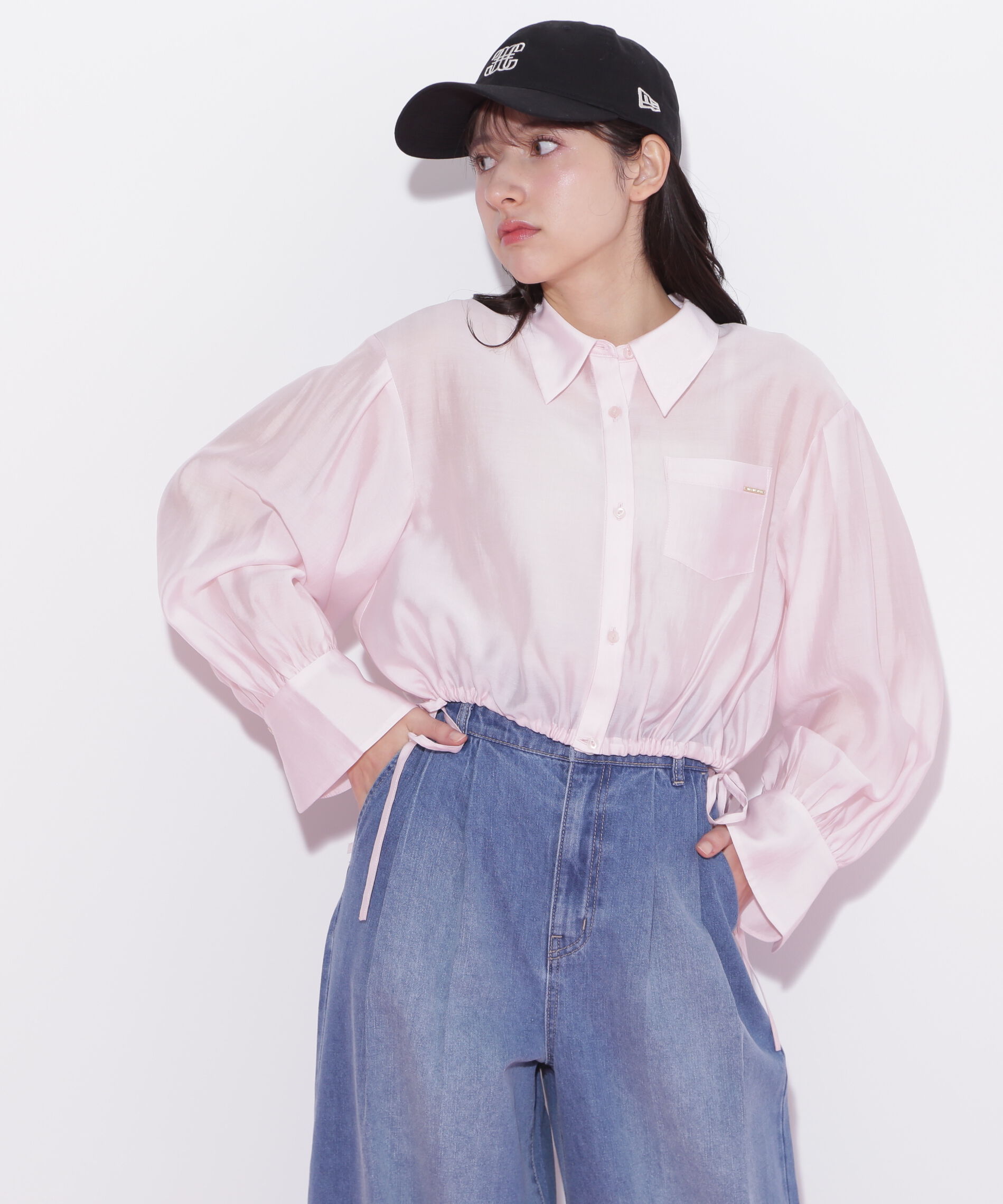  「短丈シアーシャツ」|シャツ・ブラウス|