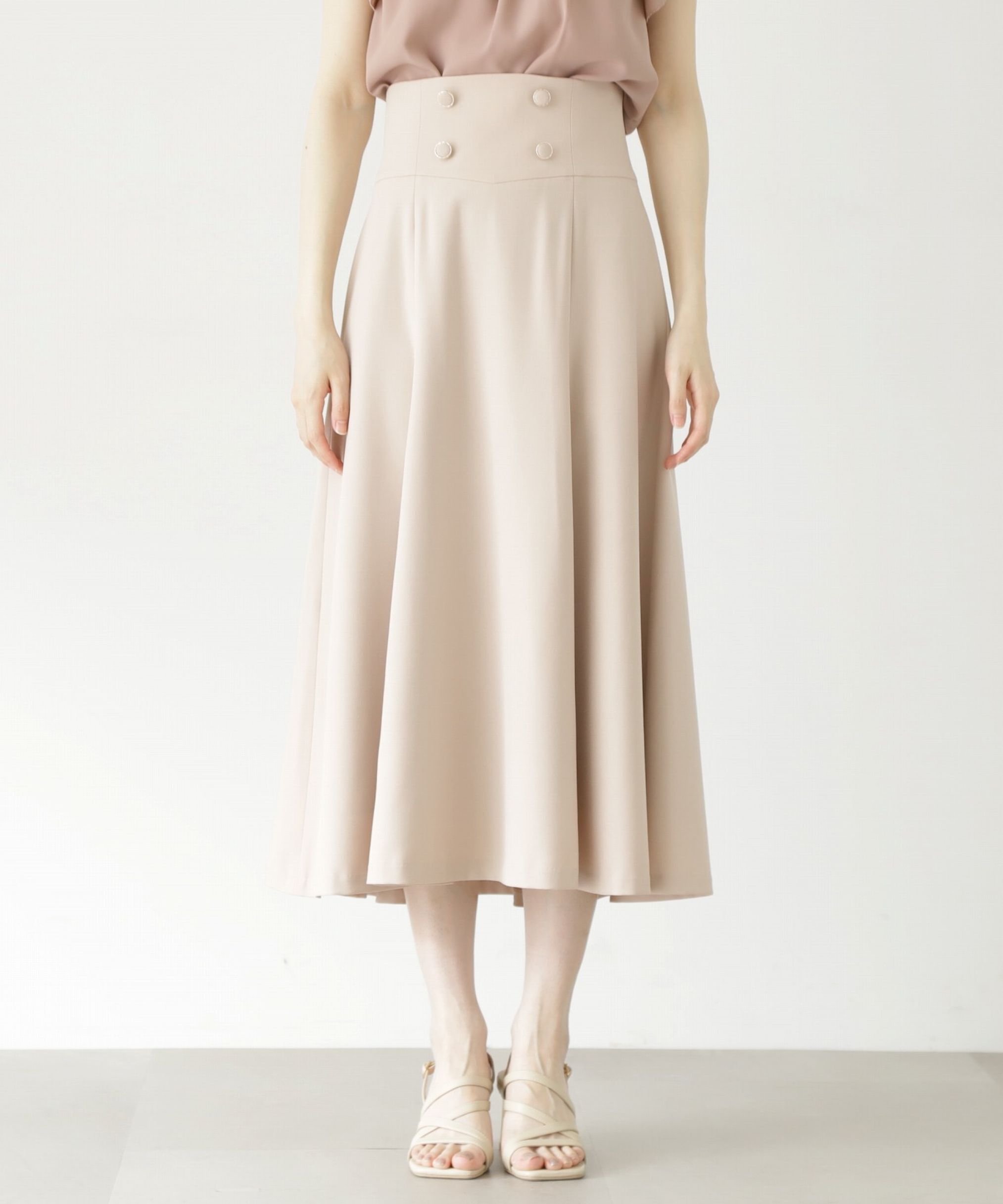 PROPORTION BODY DRESSING「ハイウエストフレアスカート」|スカート|
